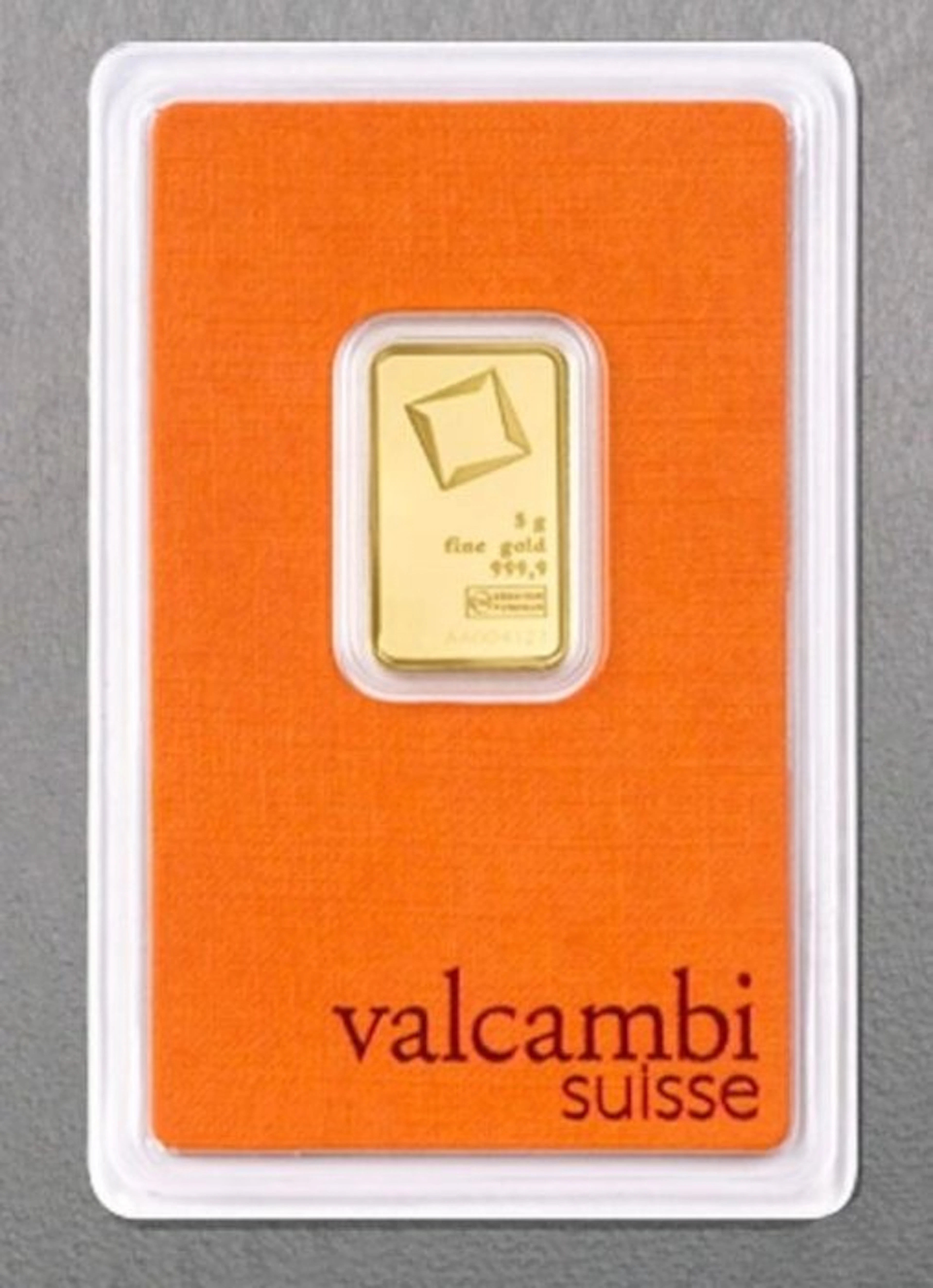 5 grams - Gold - Valcambi, Switzerland