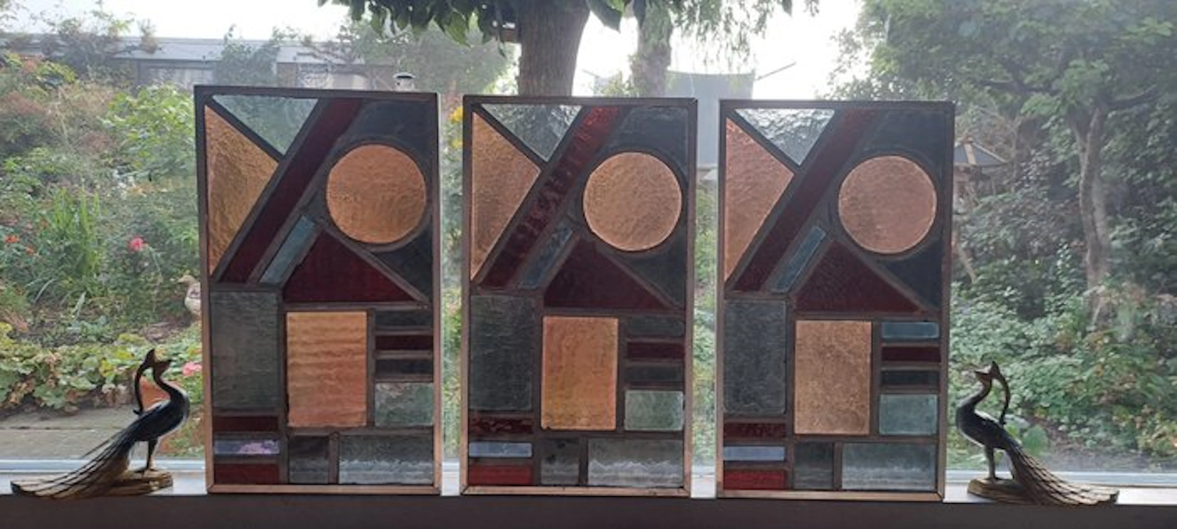 Art Deco Stained glass window (33) - 1920-1930