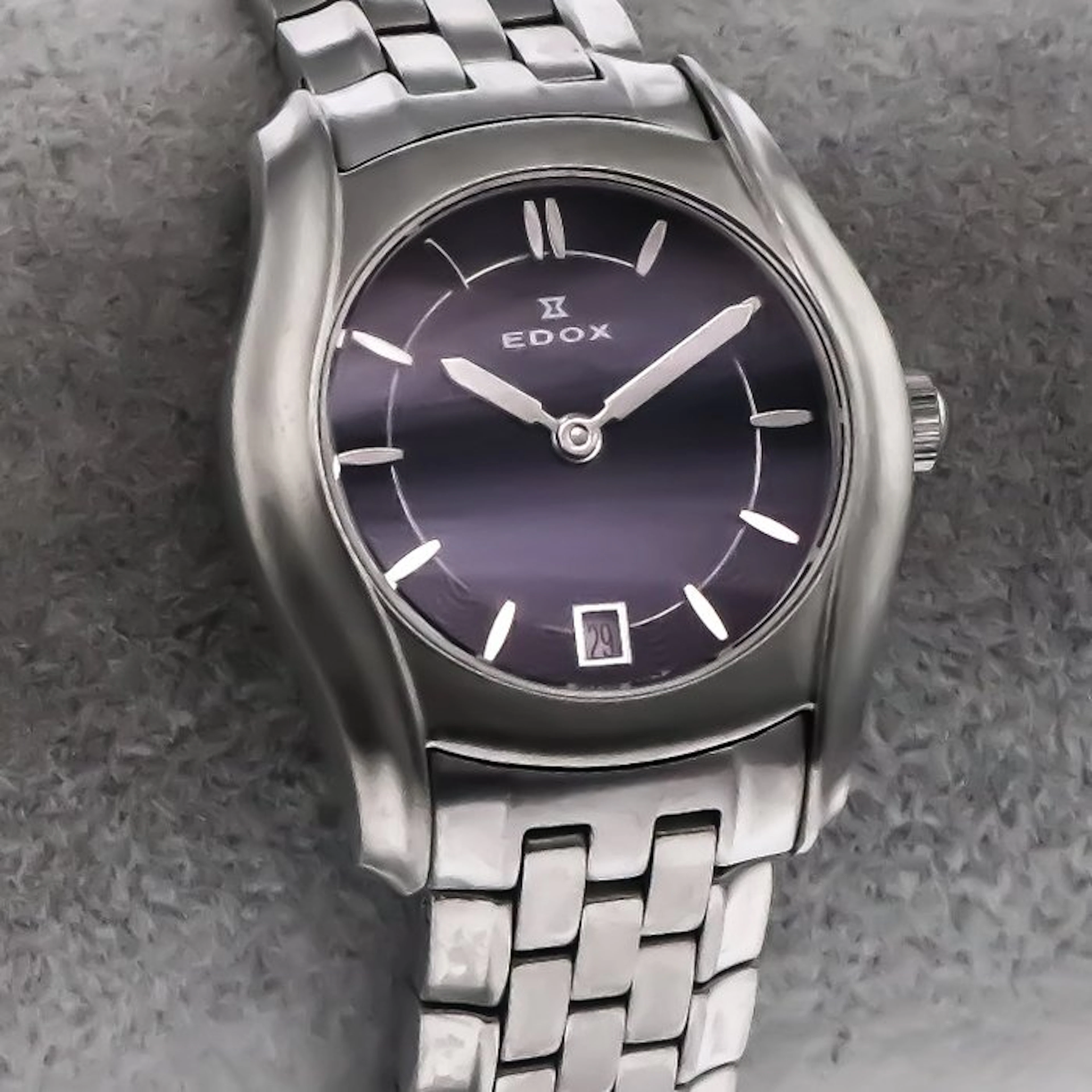Edox - Swiss Made Quartz Watch - 37002-3B-BUIN - No...