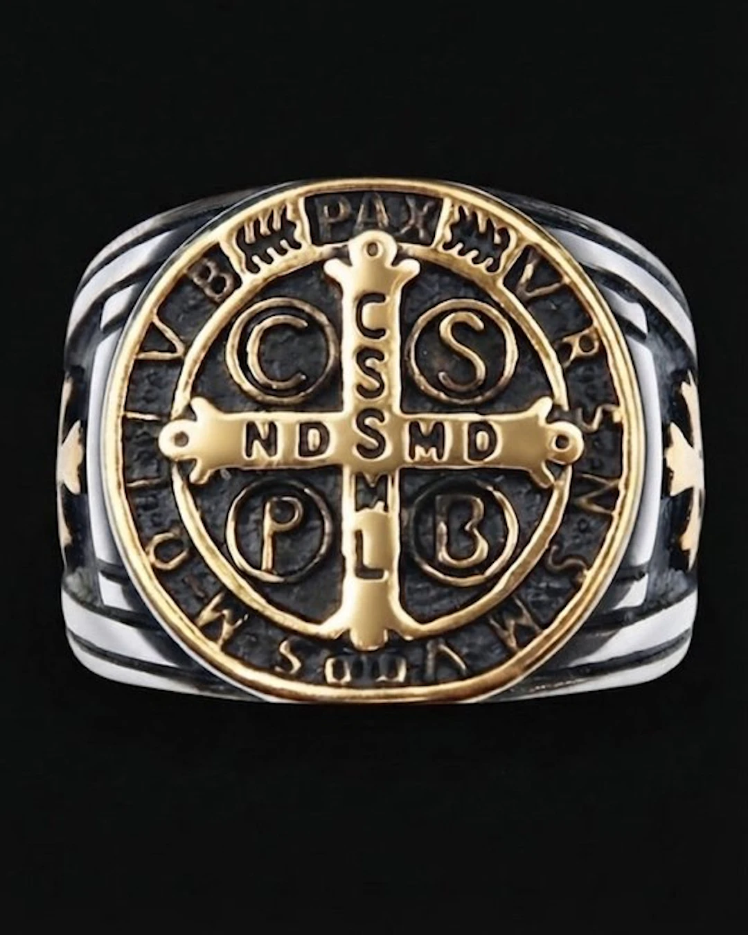 Exorcist's Armor – Catholic Dame – Saint Benedict Medal – Repels Evil - Ring