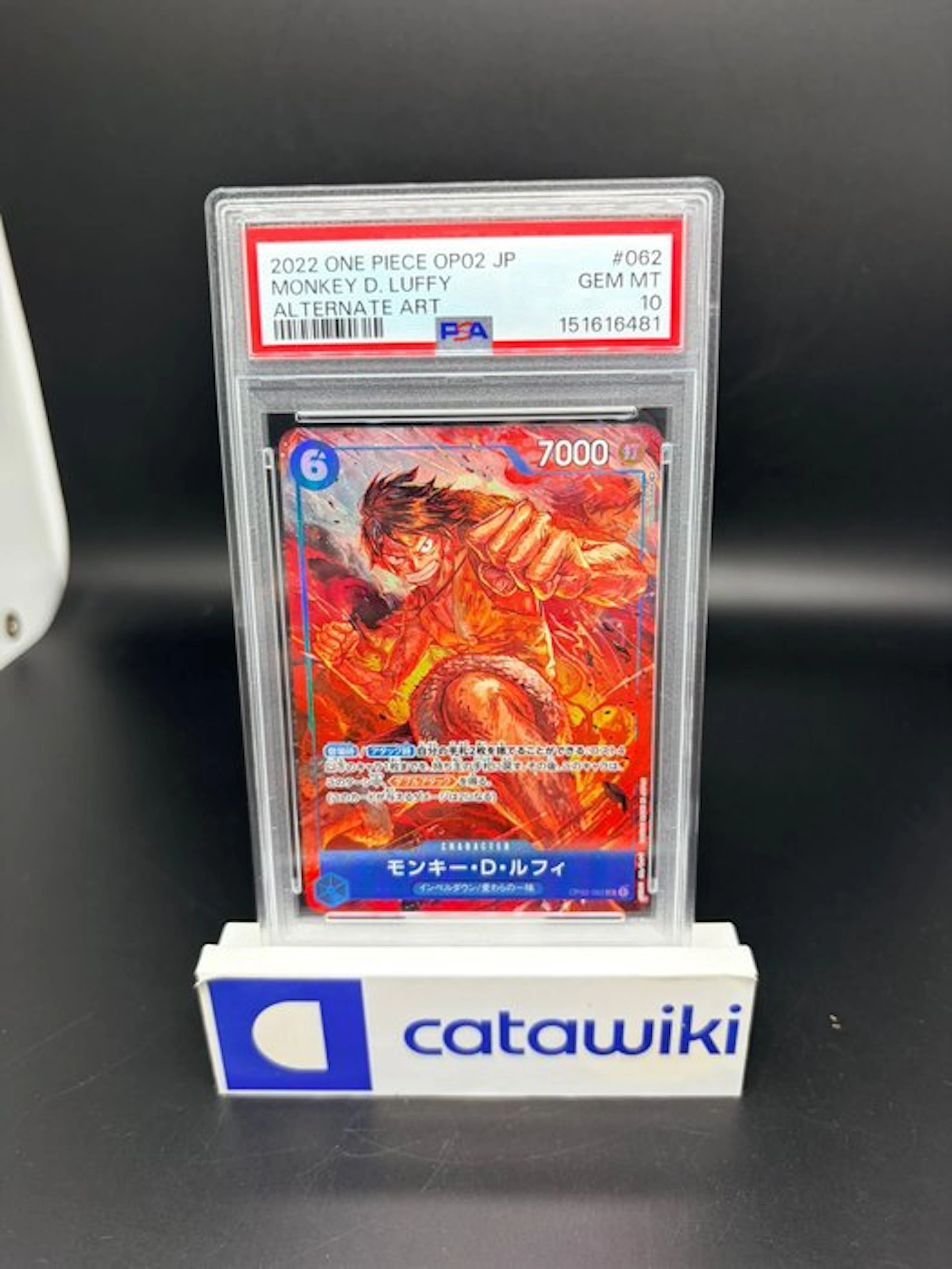 One Piece - 1 Graded card - Monkey D