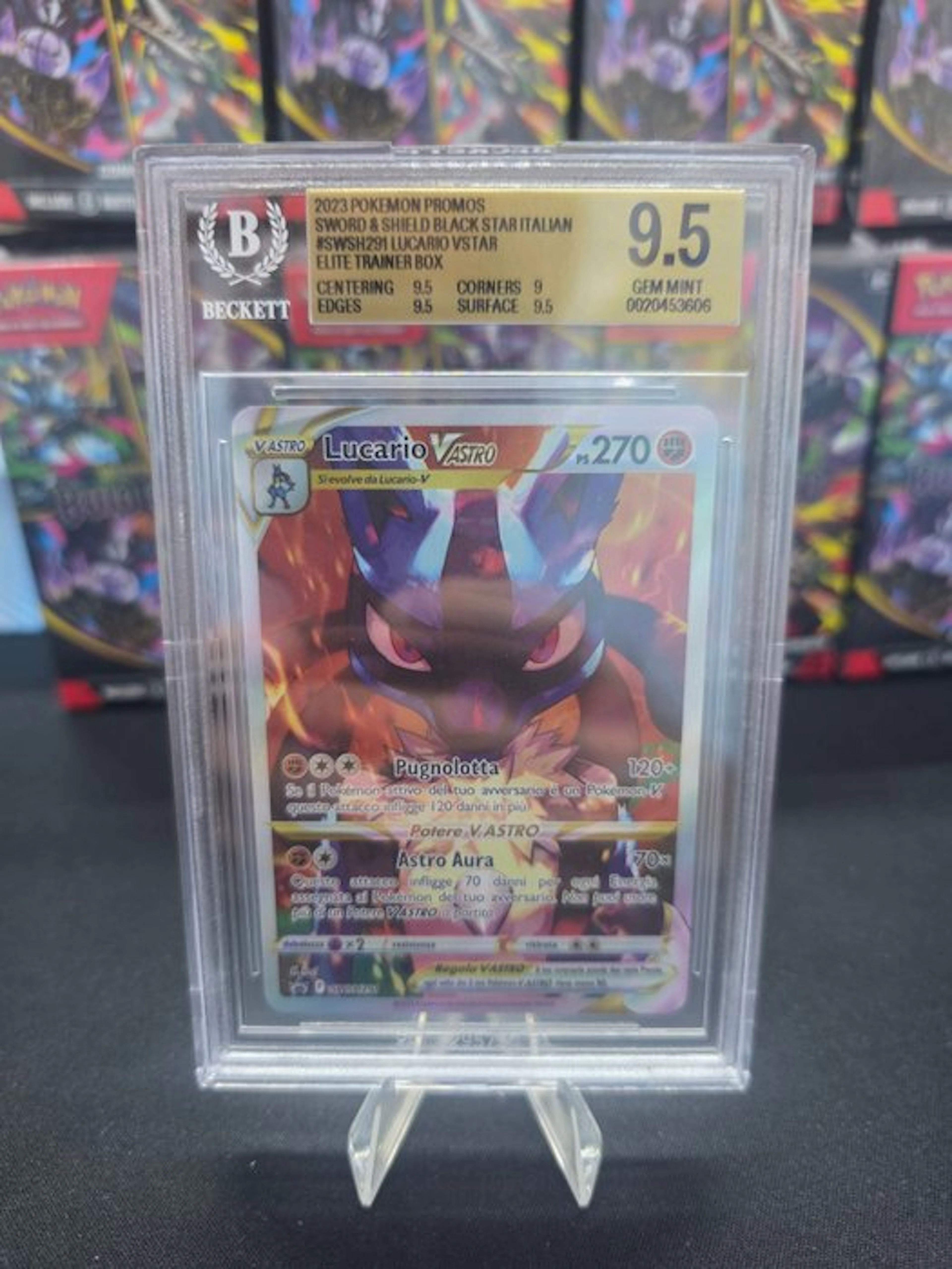 Pokémon - 1 Graded card - Lucario SWSH291 Promo card
