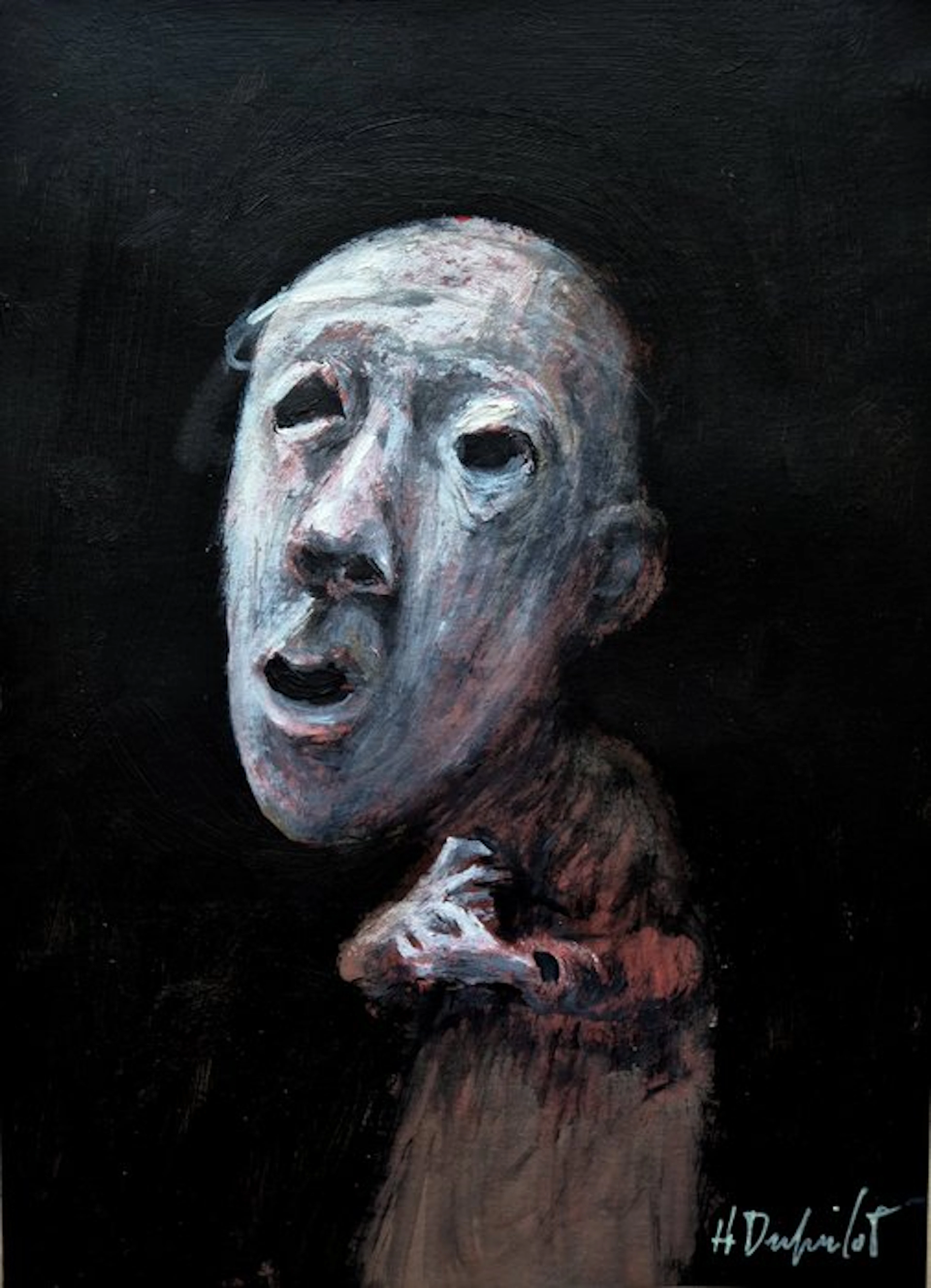 Hubert Duprilot - 2026 acrylique sur papier (21x29,7cm)