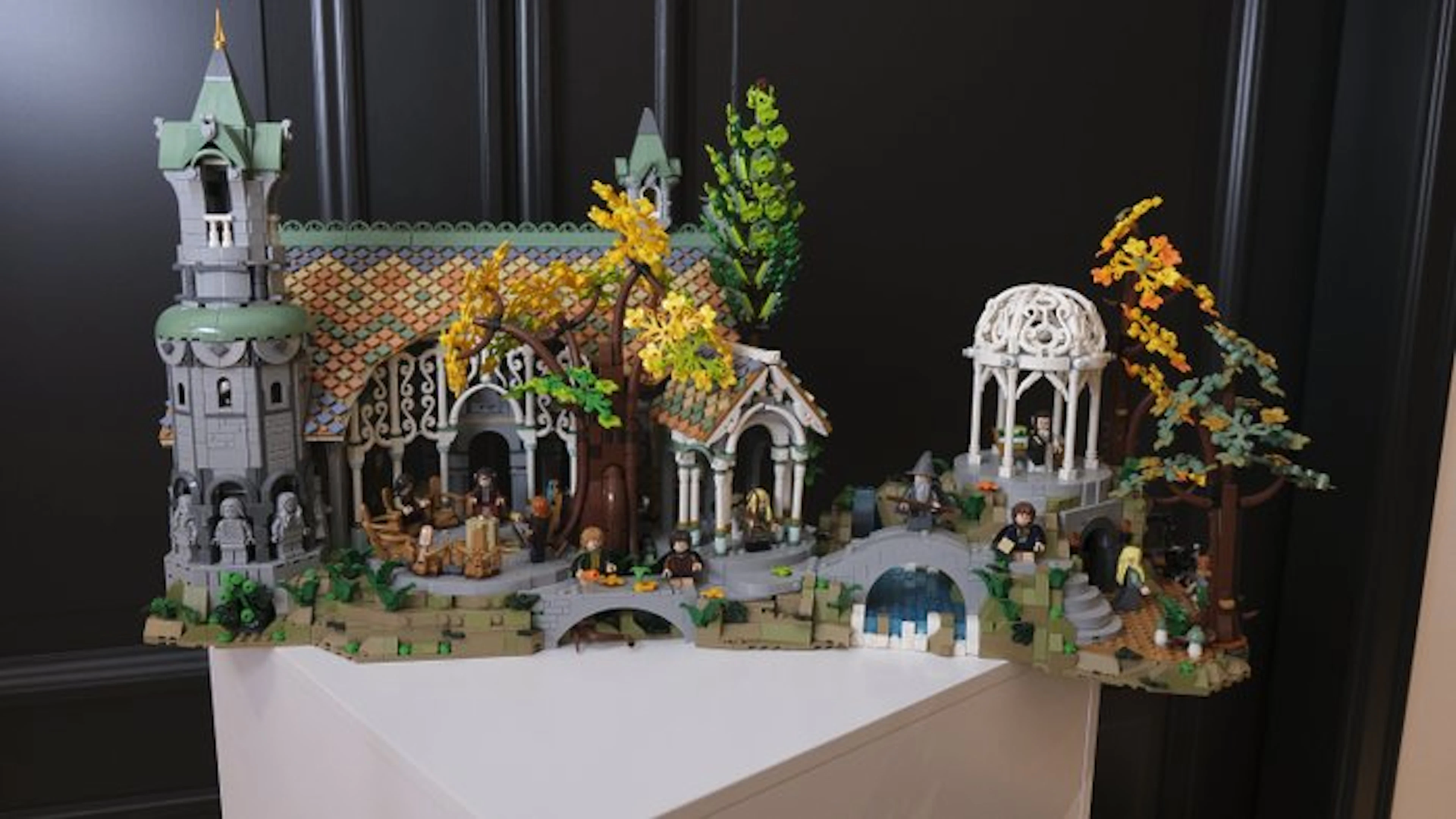 LEGO Set - 10316 - The Lord of the Rings - Rivendell - Used - 99% Complete