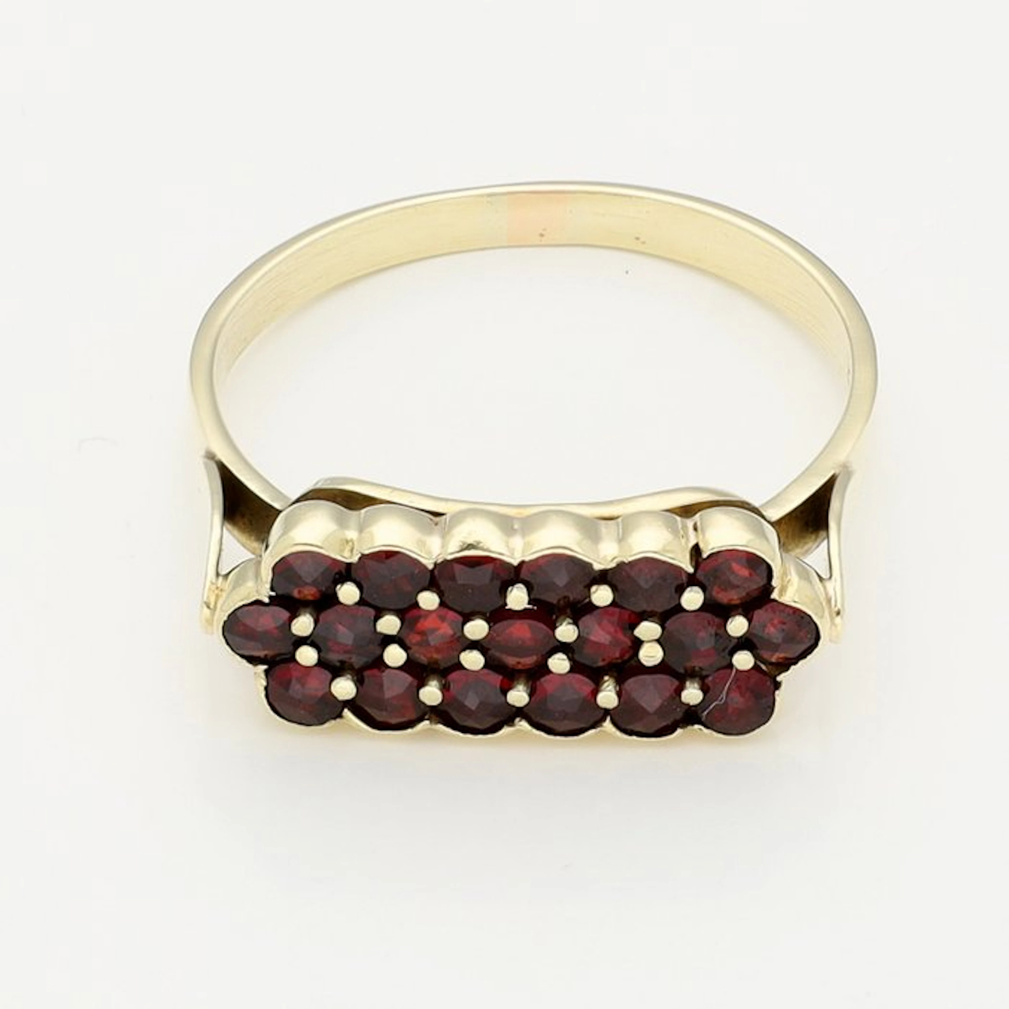 Ring - 14 kt. Yellow gold - Garnet
