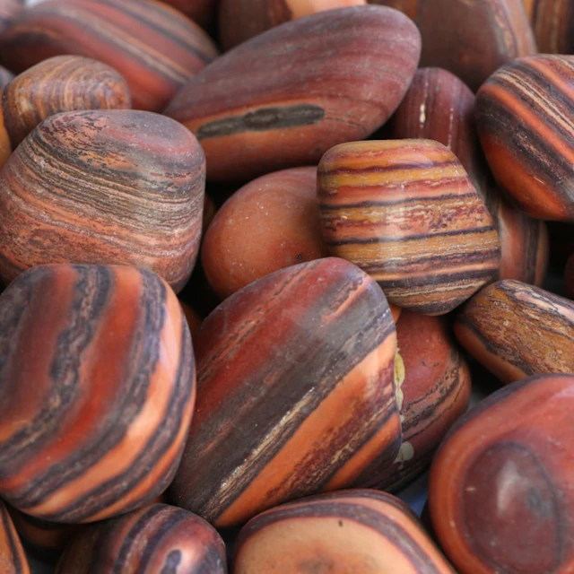 New! - Banded Dolomite - Tumbled Stones - XL Wholesale Lot- 1 kg