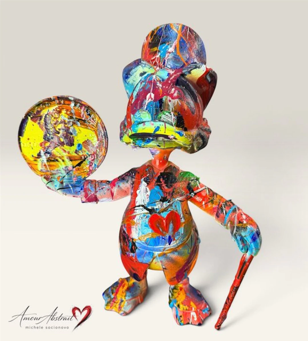 Michele Socionovo - Zio paperone Amour Abstrait