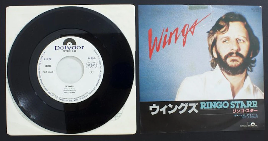 Ringo Starr - Wings / Just A Dream (Japan) - Rare 1977...