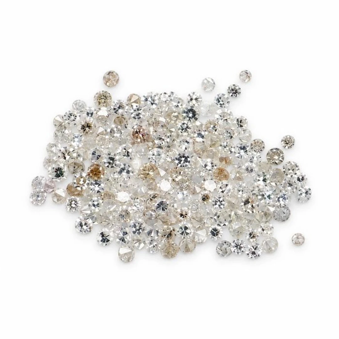 No reserve price - 175 pcs Diamond (Natural) - 0.83 ct - Round - VVS1