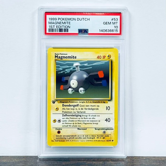 Pokémon Graded card - Magnemite 53 – Pokémon - PSA 10
