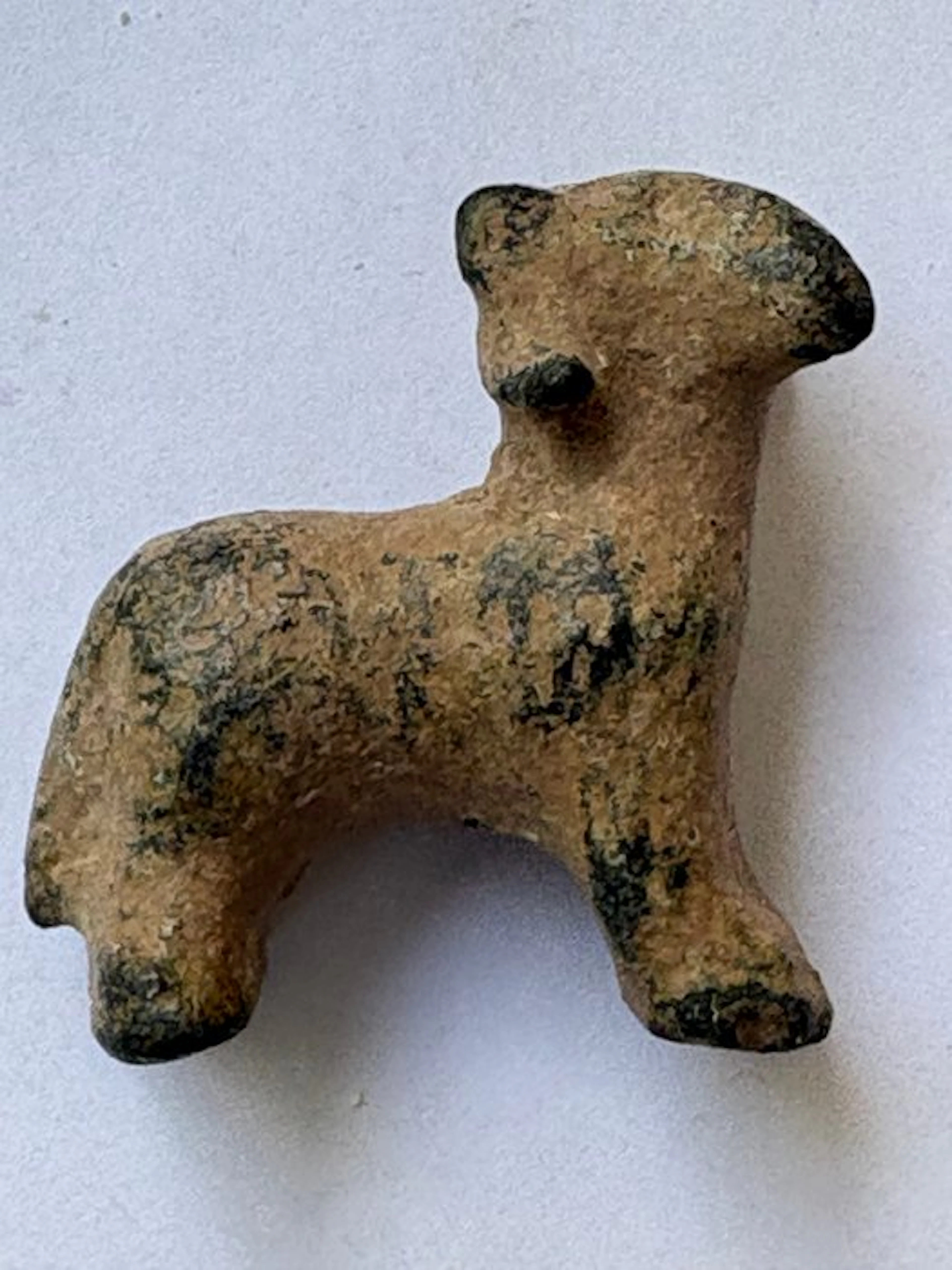Ancient Roman, Empire Bronze Small zoomorphic figure. - 31 mm (No