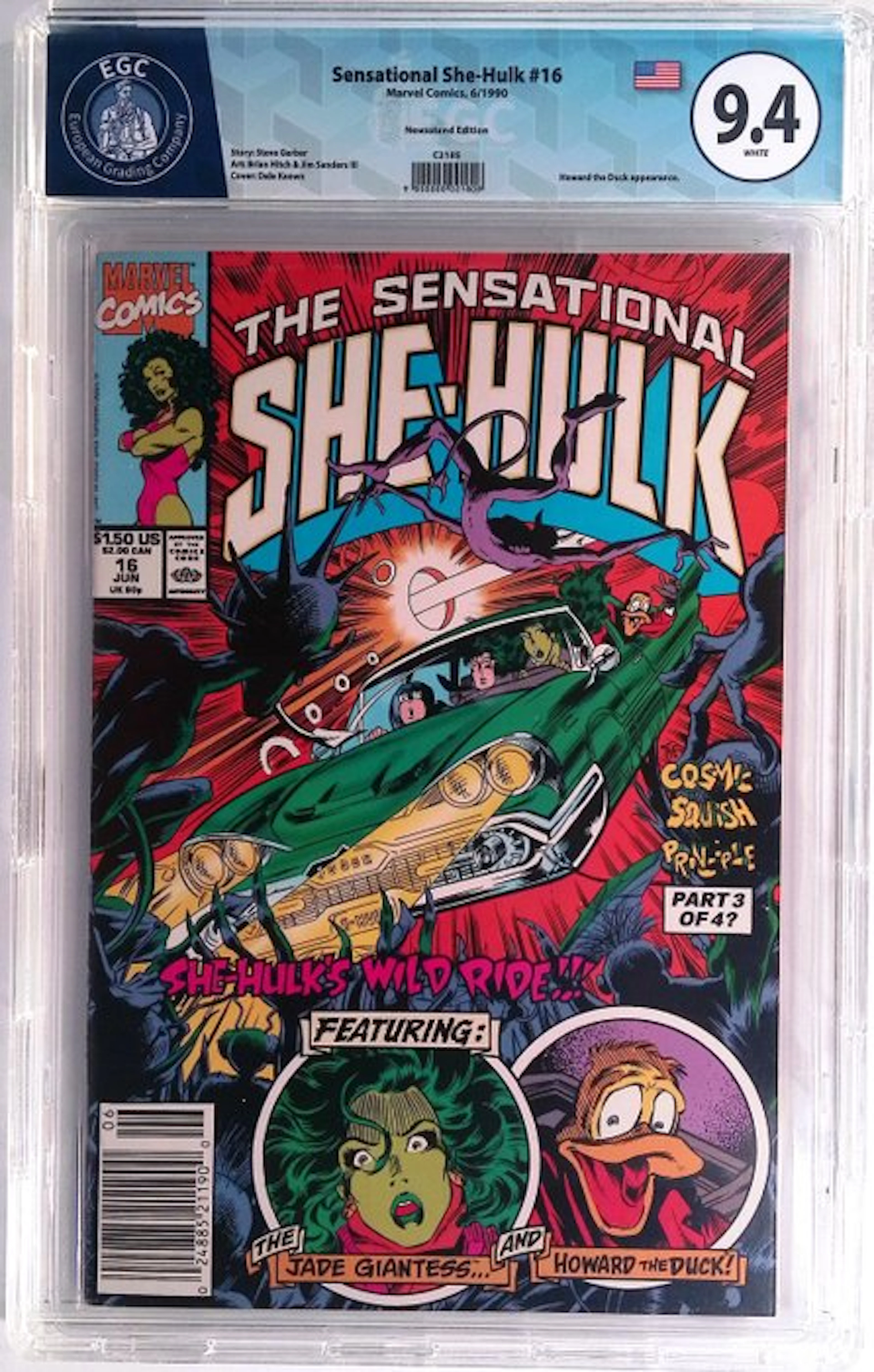 Sensational She-Hulk #16 - EGC 9.8 (Newsstand Edition)...
