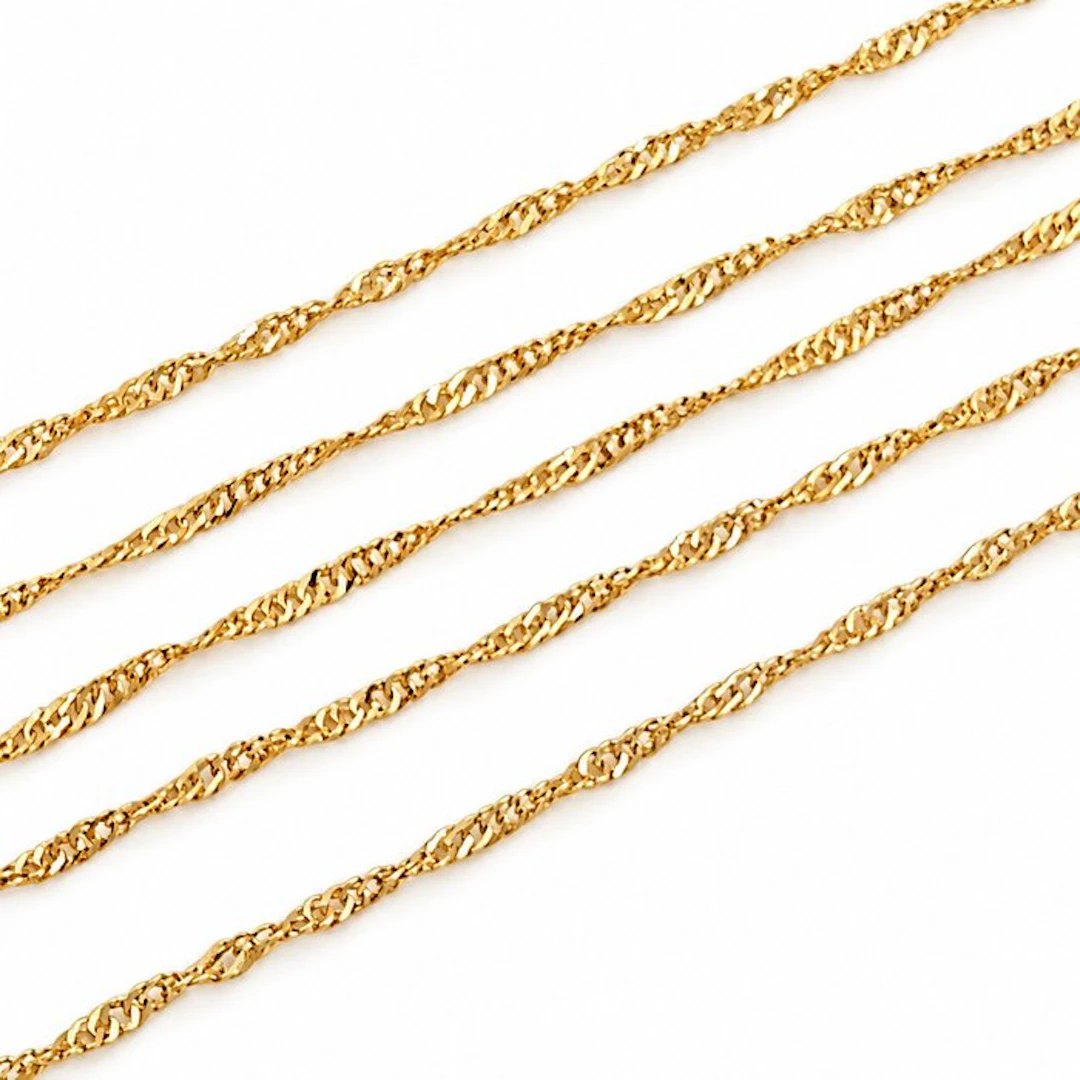 No reserve price - Necklace - 18 kt. Yellow gold - Made in Italy - Handmade