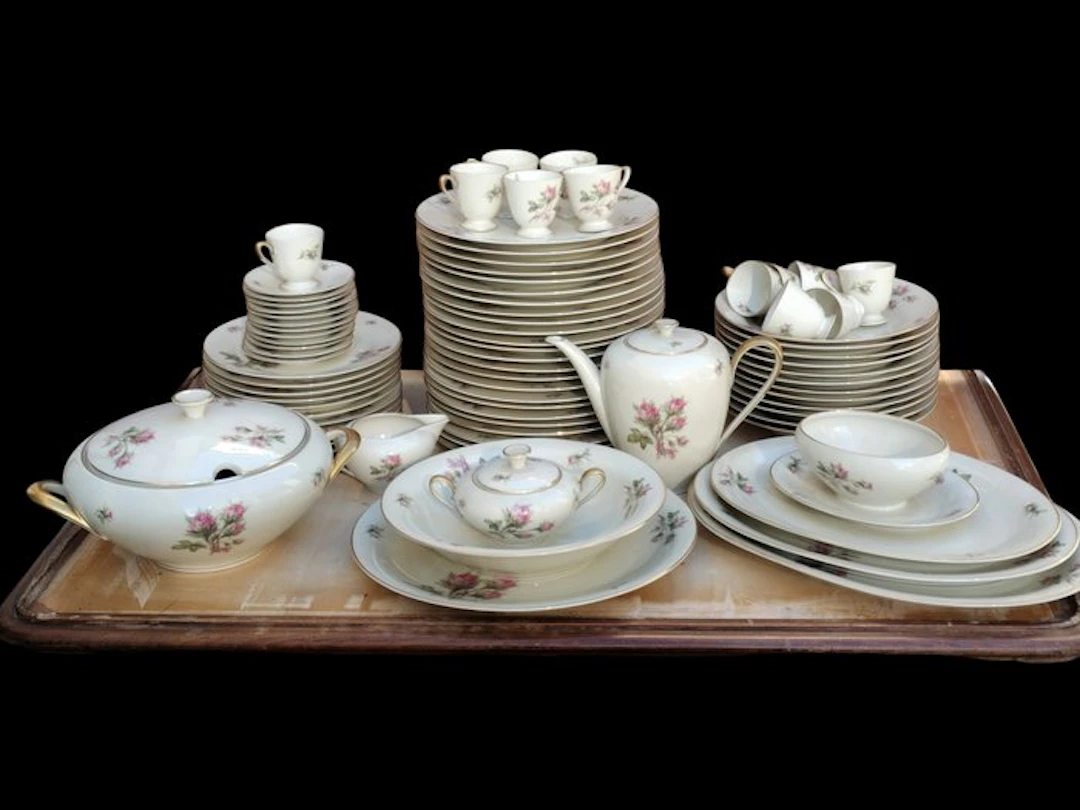 Hutschenreuther - Table service (80) - Creamware...