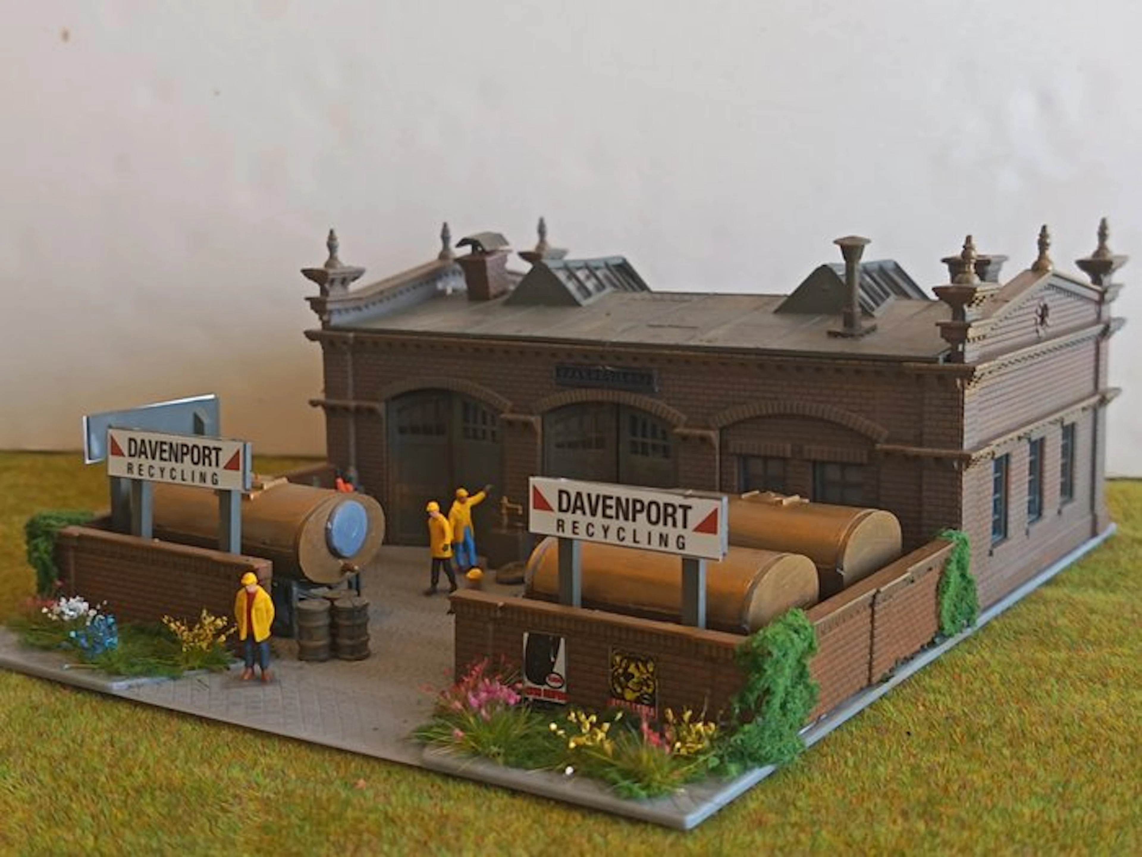 Faller, Preiser H0 - Model train scenery (18) - Recycling company