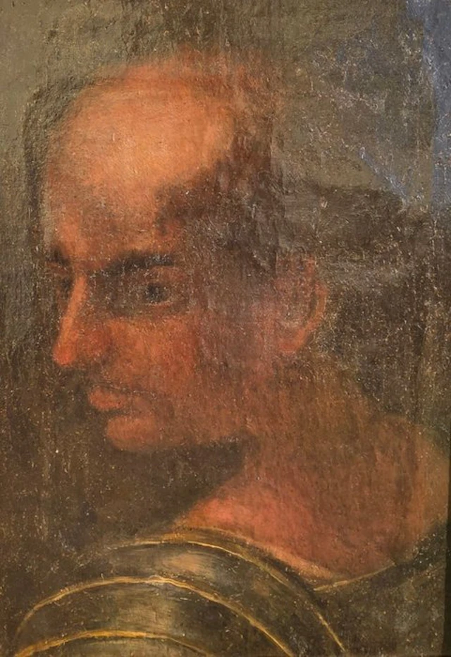 Scuola emiliana (XVI-XVII) - Ritratto di guerriero
