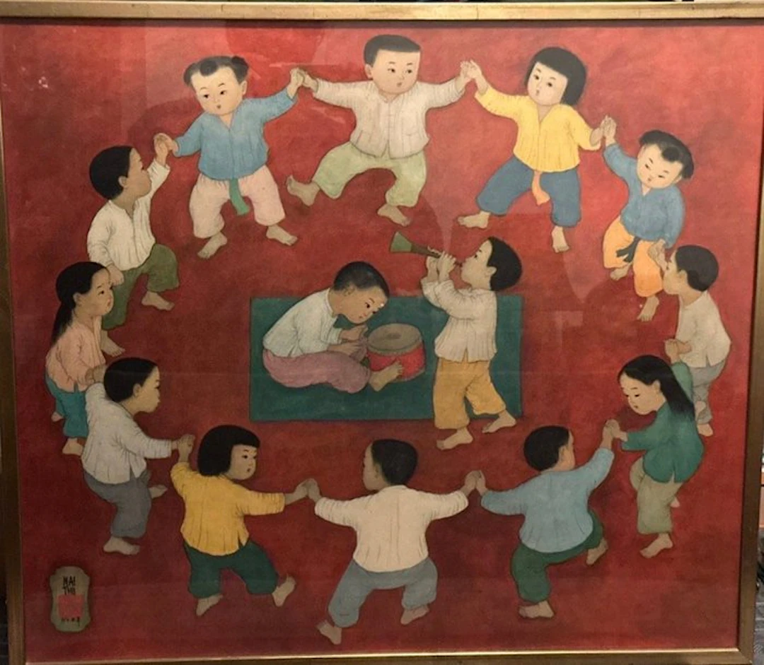 Mai Thu (1906-1980) - La ronde des enfants