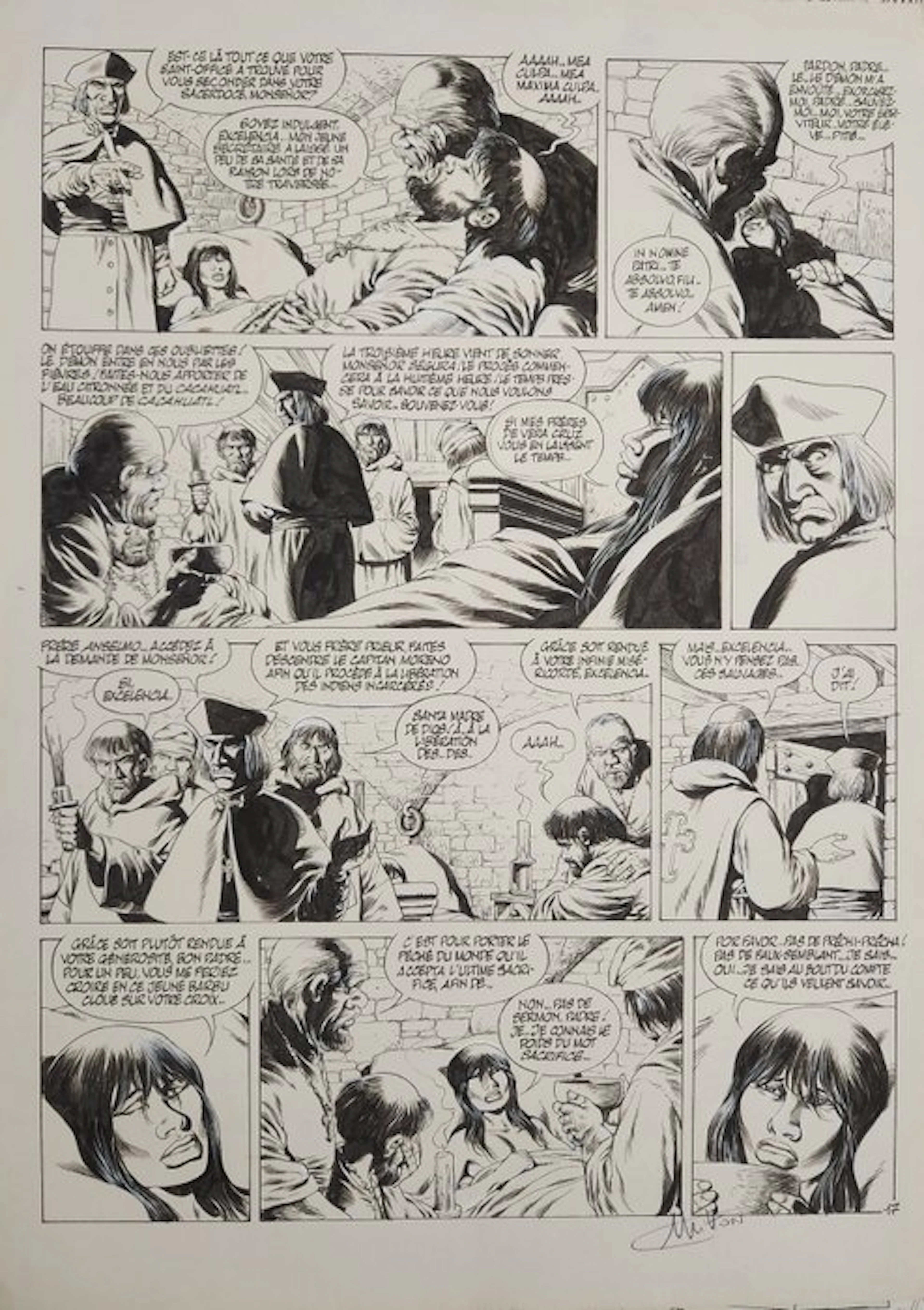 Mitton, Jean-Yves - 1 Original page - Quetzalcoatl T2...
