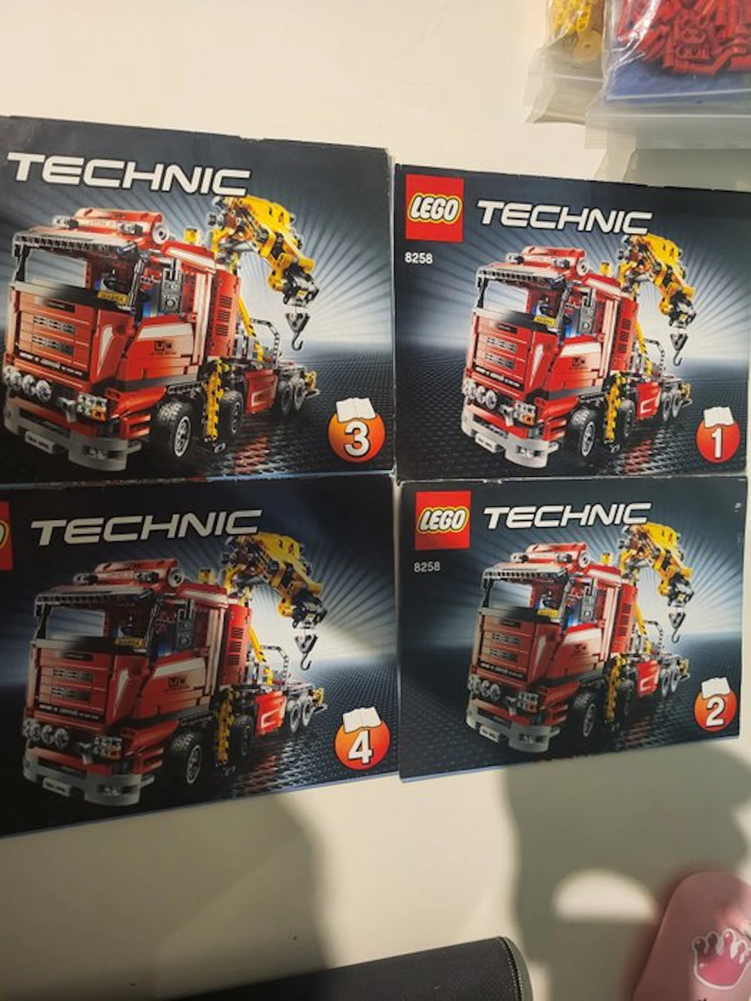 LEGO Set - Technic - LEGO Technic – 8258 Crane Truck + 42009 Mobile Crane MK II
