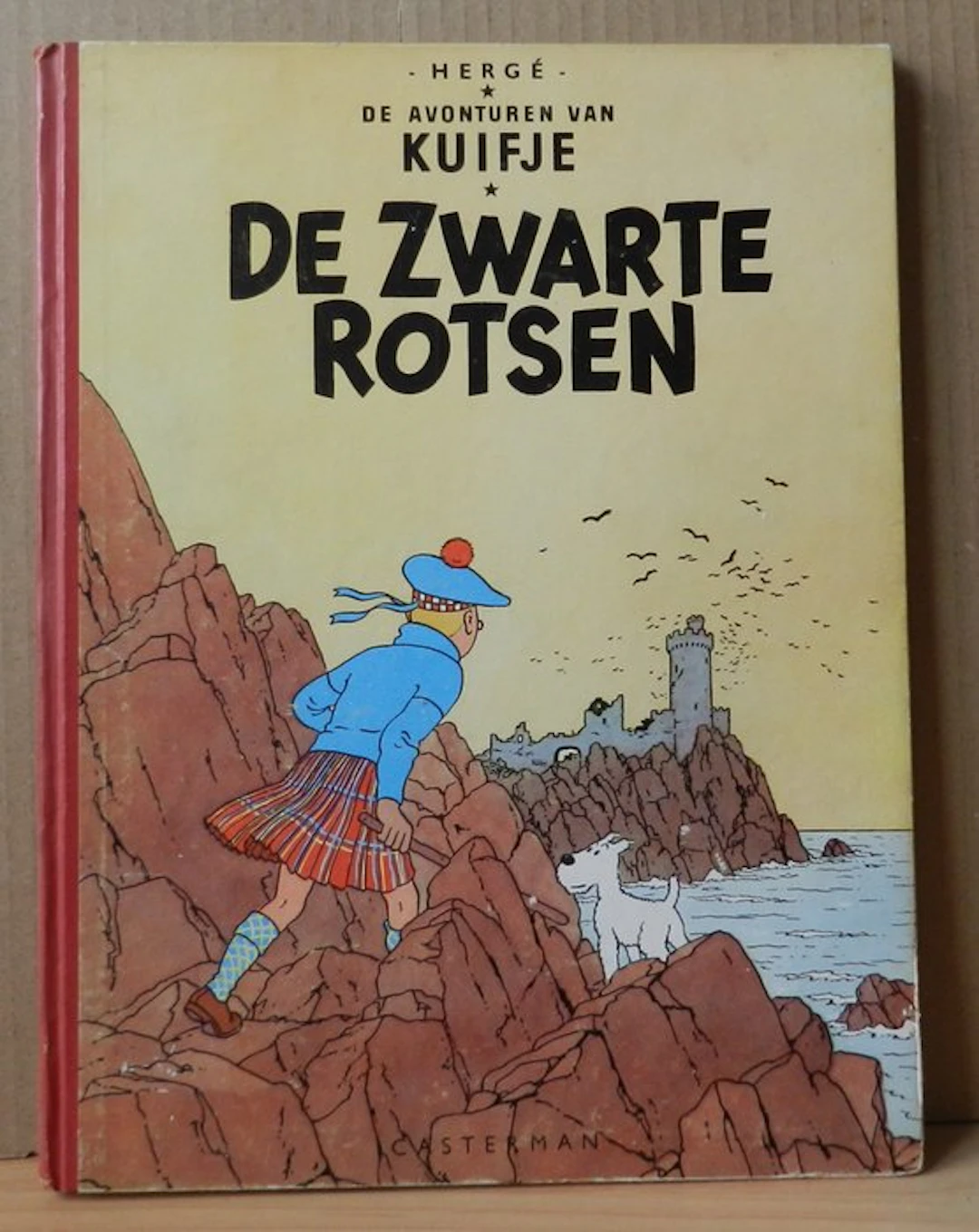 Kuifje 7 - Kuifje de Zwarte Rotsen - 1 Album - Reprint - 1955
