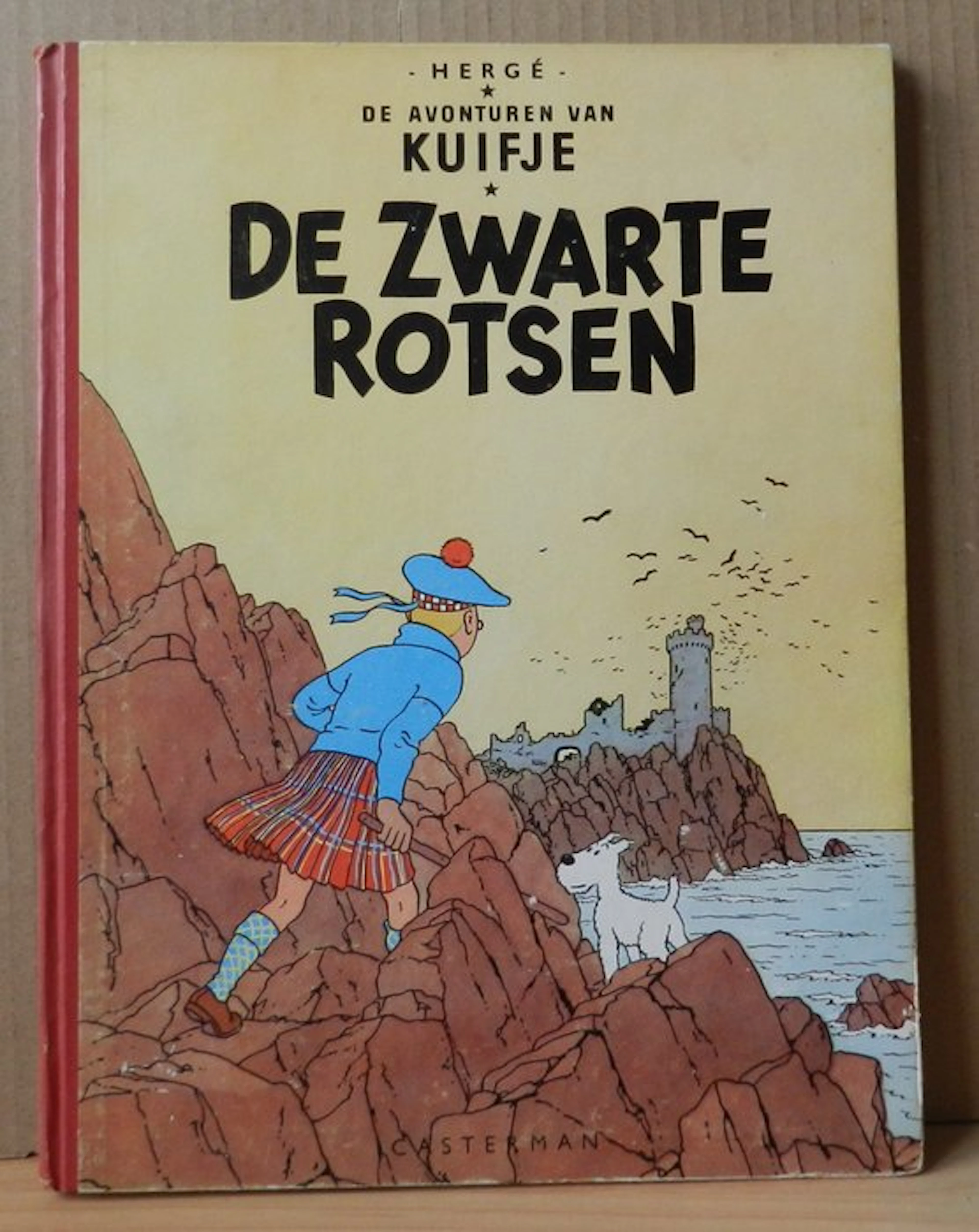 Kuifje 7 - Kuifje de Zwarte Rotsen - 1 Album - Reprint - 1955