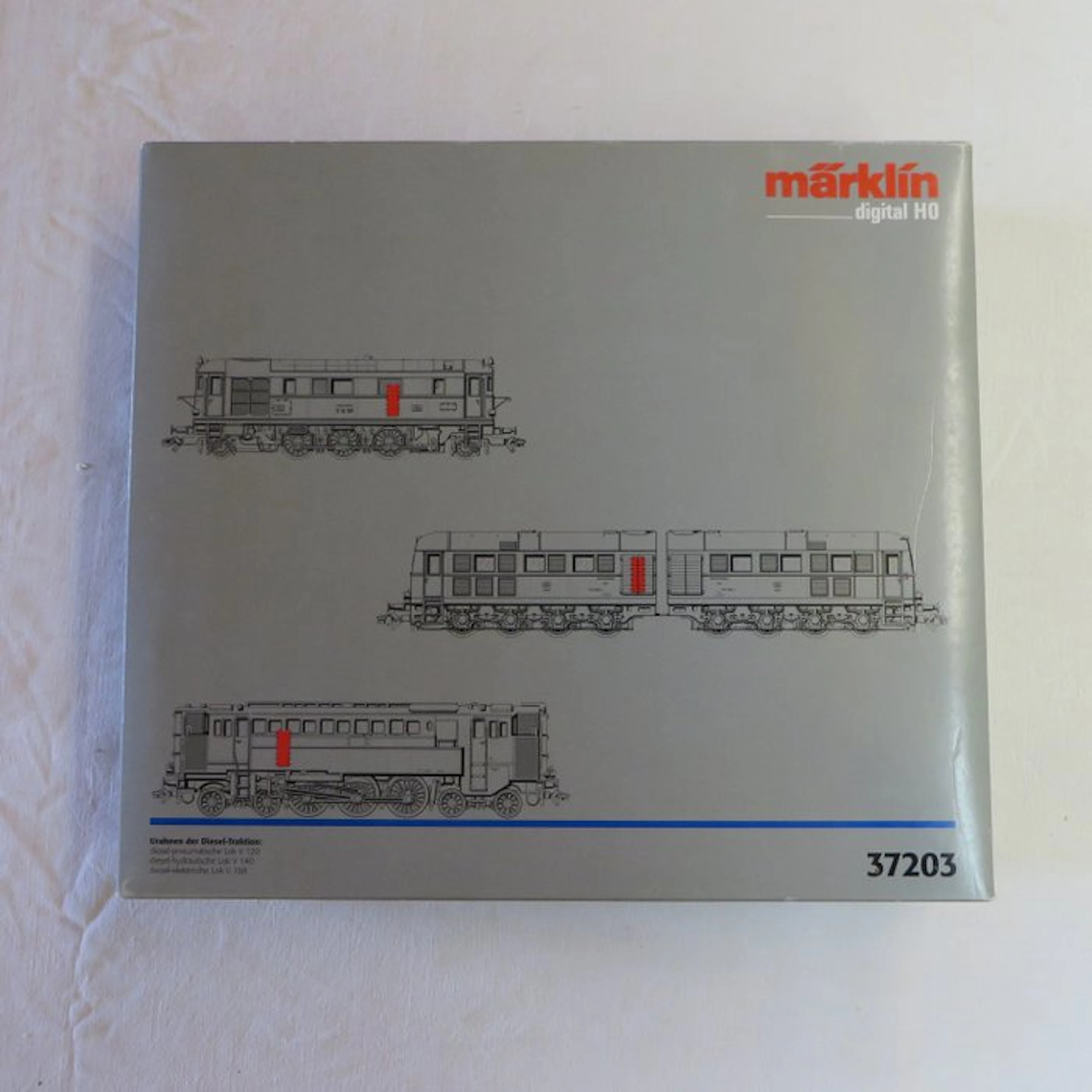 Märklin H0 - 37203 - Train set (1) - Box set with V140, V120 and V188 - DRG