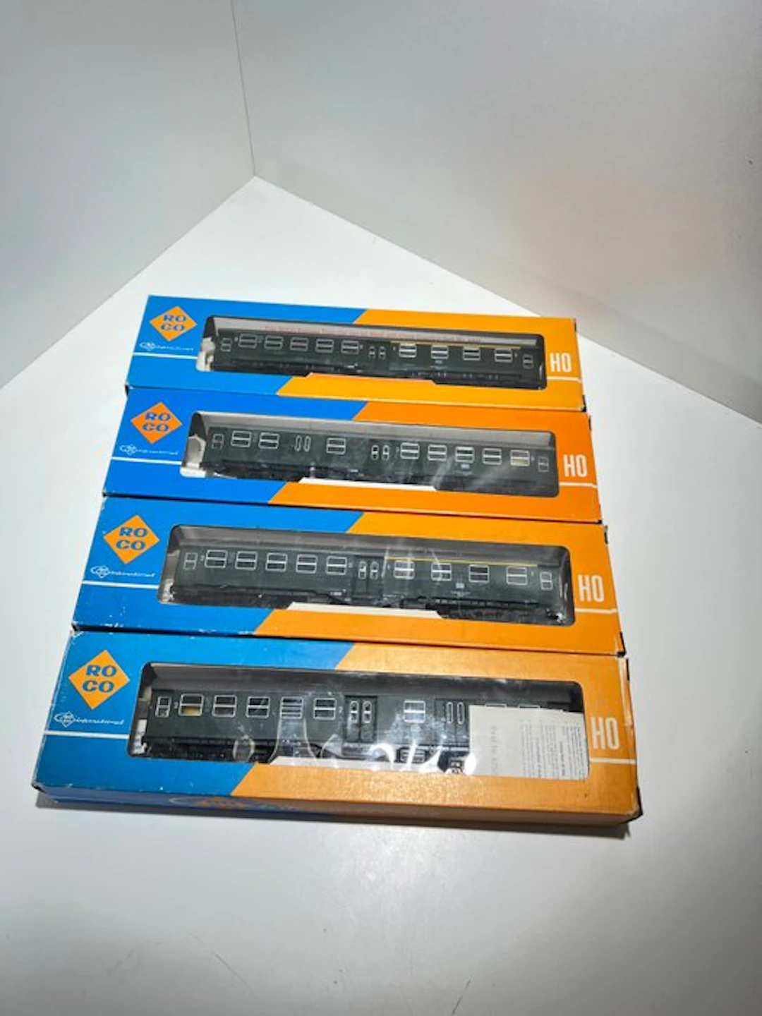 Roco H0 - 4250/4252/4253/4254 - Model train passenger carriage set (4) - DB