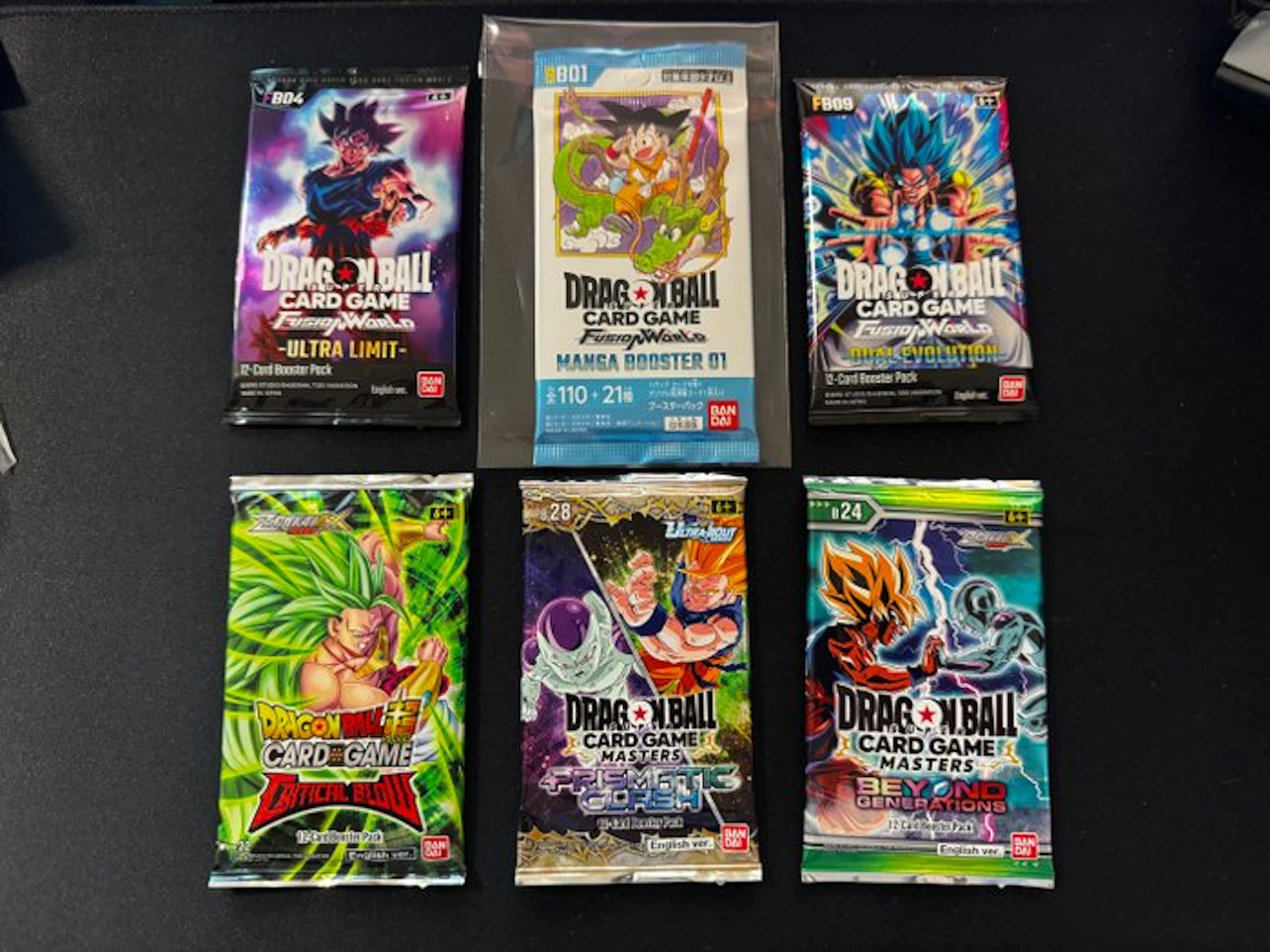 Bandai - 6 Booster pack - Dragon Ball - Dragon Ball Super...