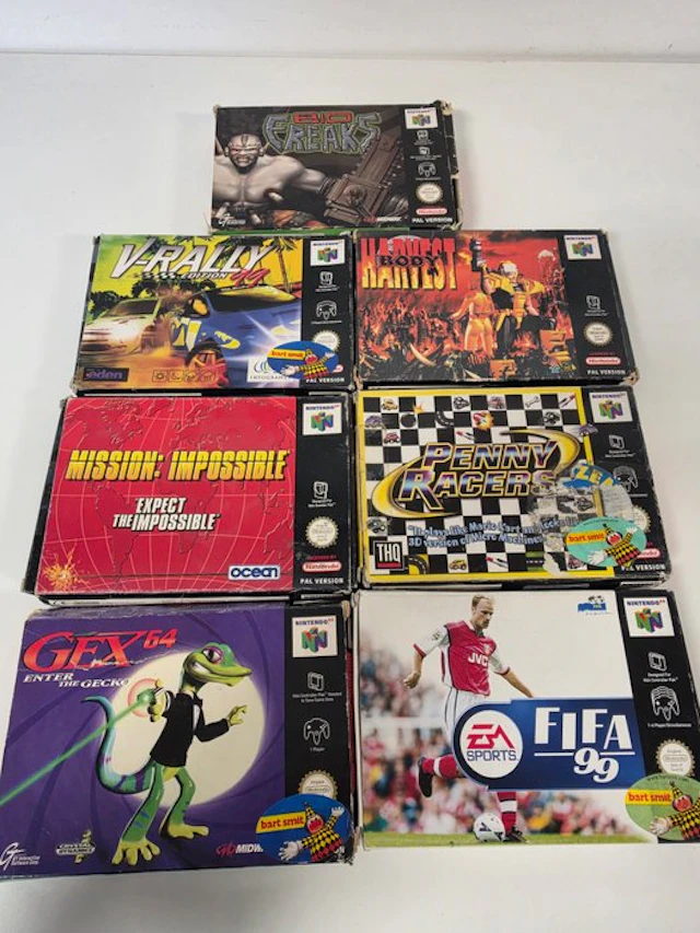 Nintendo - N64 - 7x Nintendo 64 Games Boxed - Video game - In original box