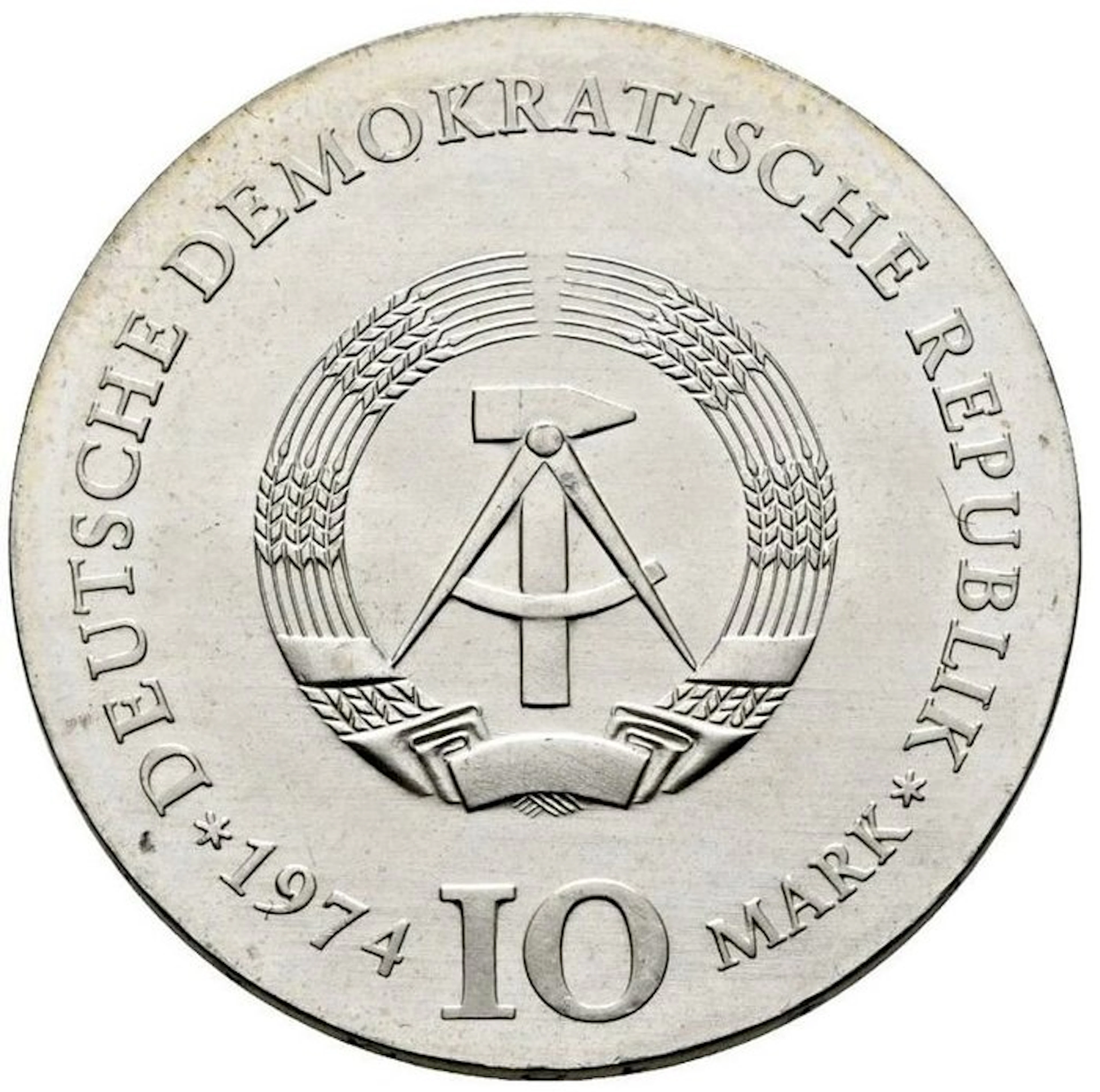 Germany. 10 Mark 1974 - PCGS MS67