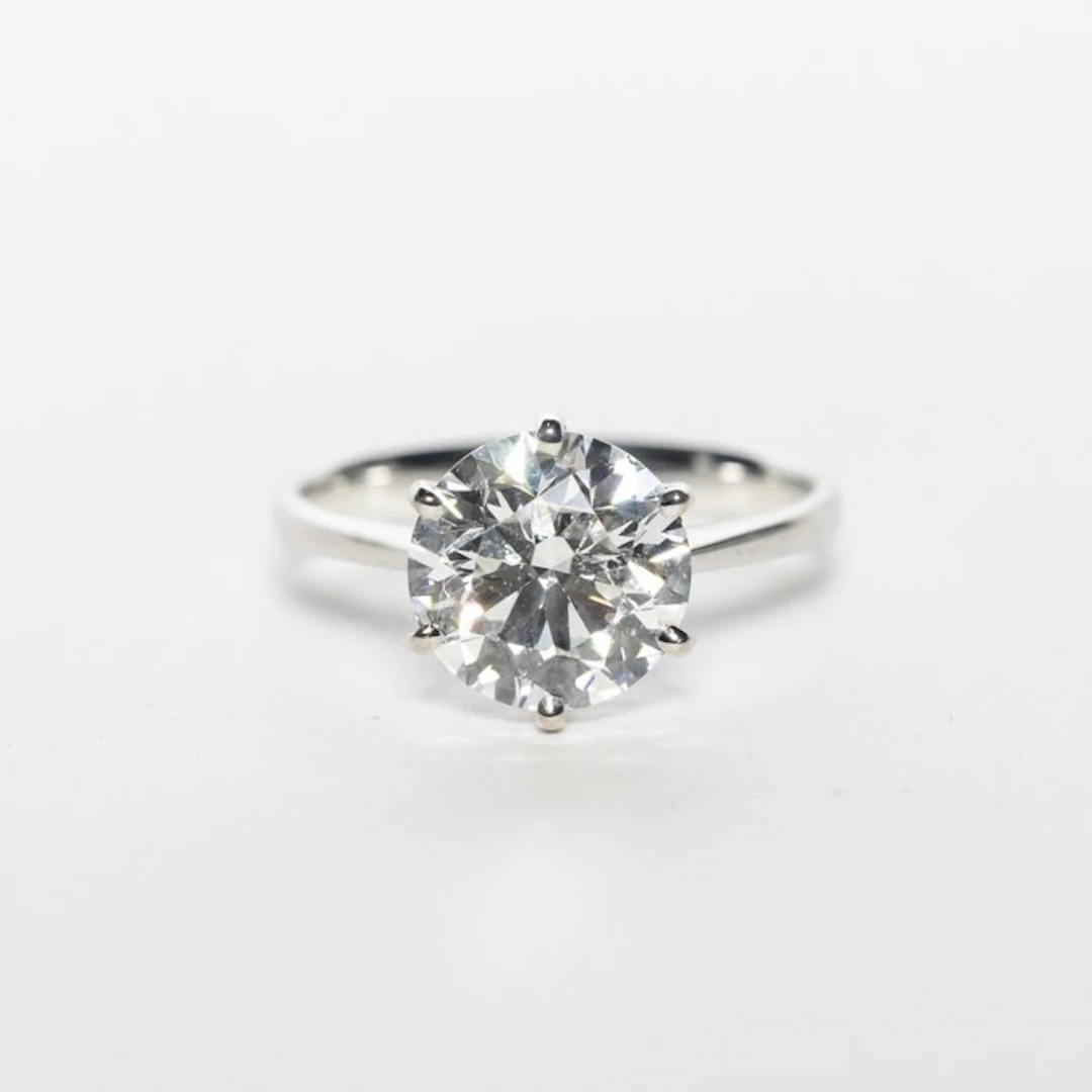 No reserve price - Engagement ring - 18 kt