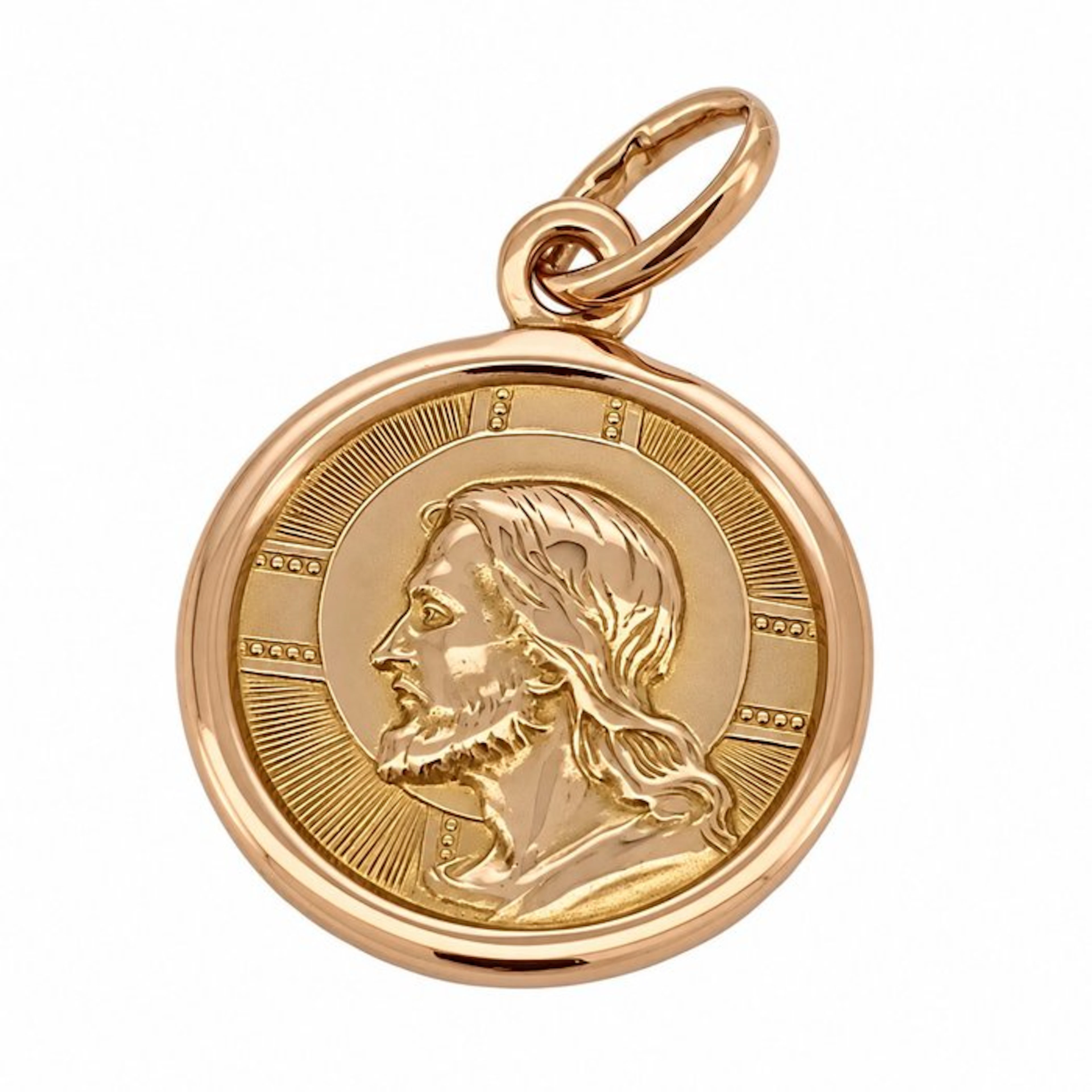 Pendant - 18 kt. Yellow gold - Made in Italy - Handmade