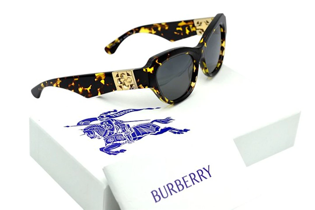 Burberry - VE4423 - Made in Italy - Acetate Carey & Gold...