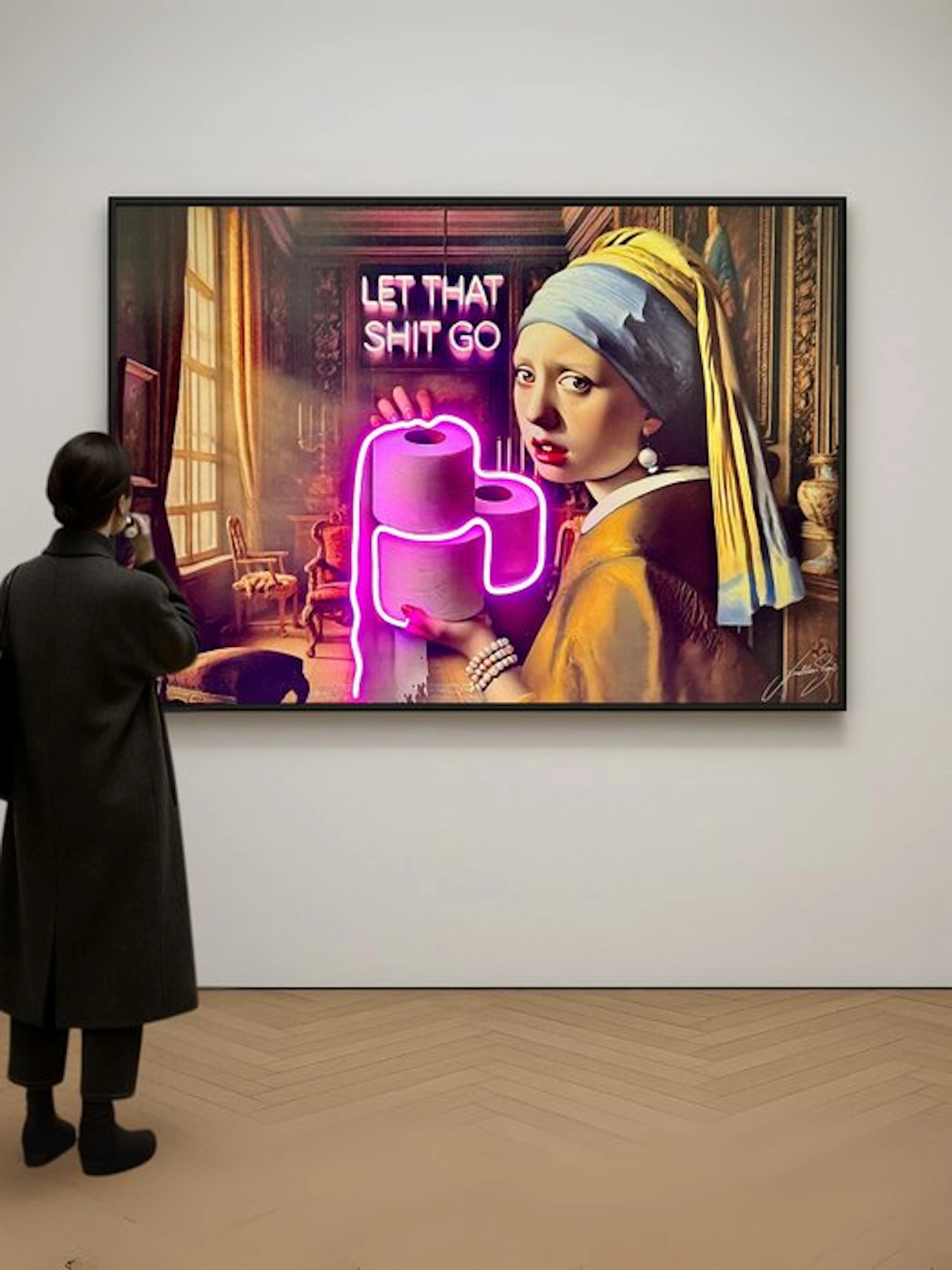 LEDMansion - Let That Shit Go V.2. | Led Wall Artwork