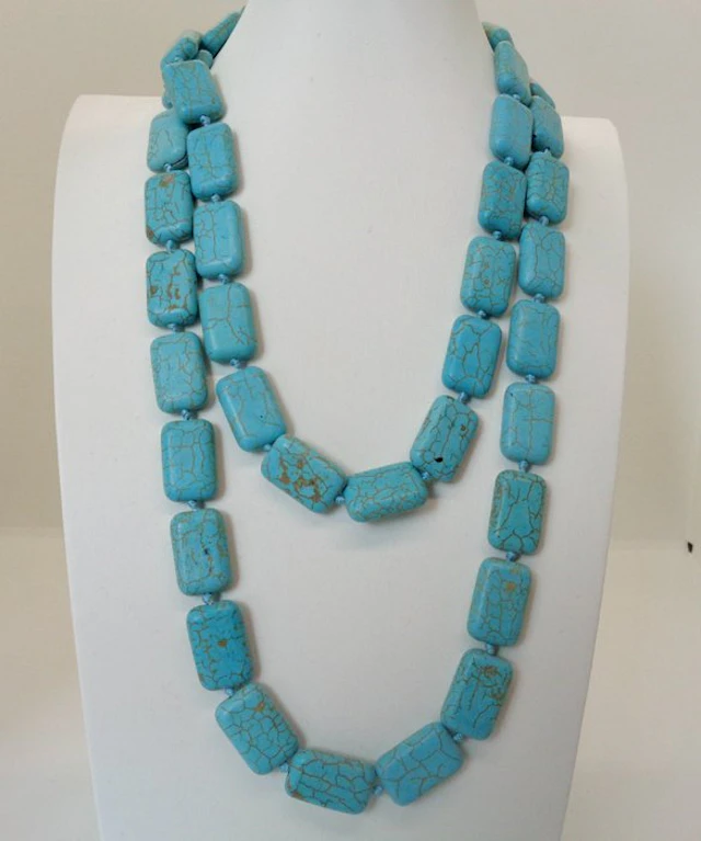 Turquoise - Faith Necklace - Improves the third eye...