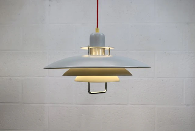 Belid - Lamp - light gray pendant lamp - Metal