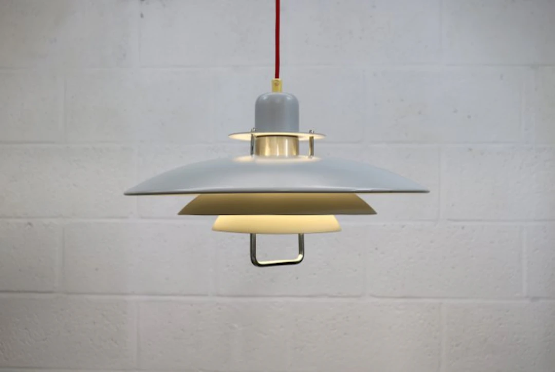 Belid - Lamp - light gray pendant lamp - Metal