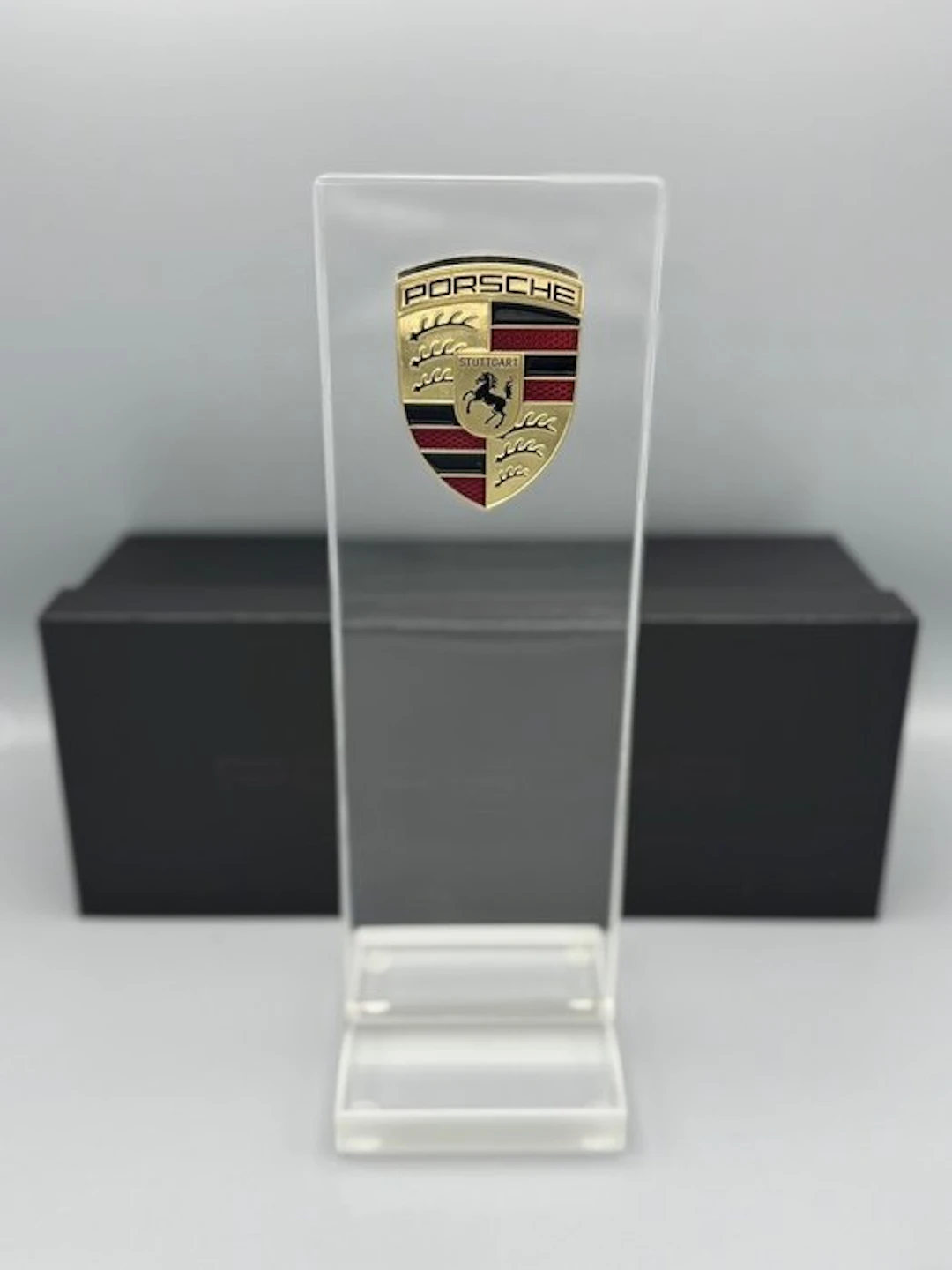 FREE SHIPPING Porsche Glass Pylon New Emblem - Porsche - 2024