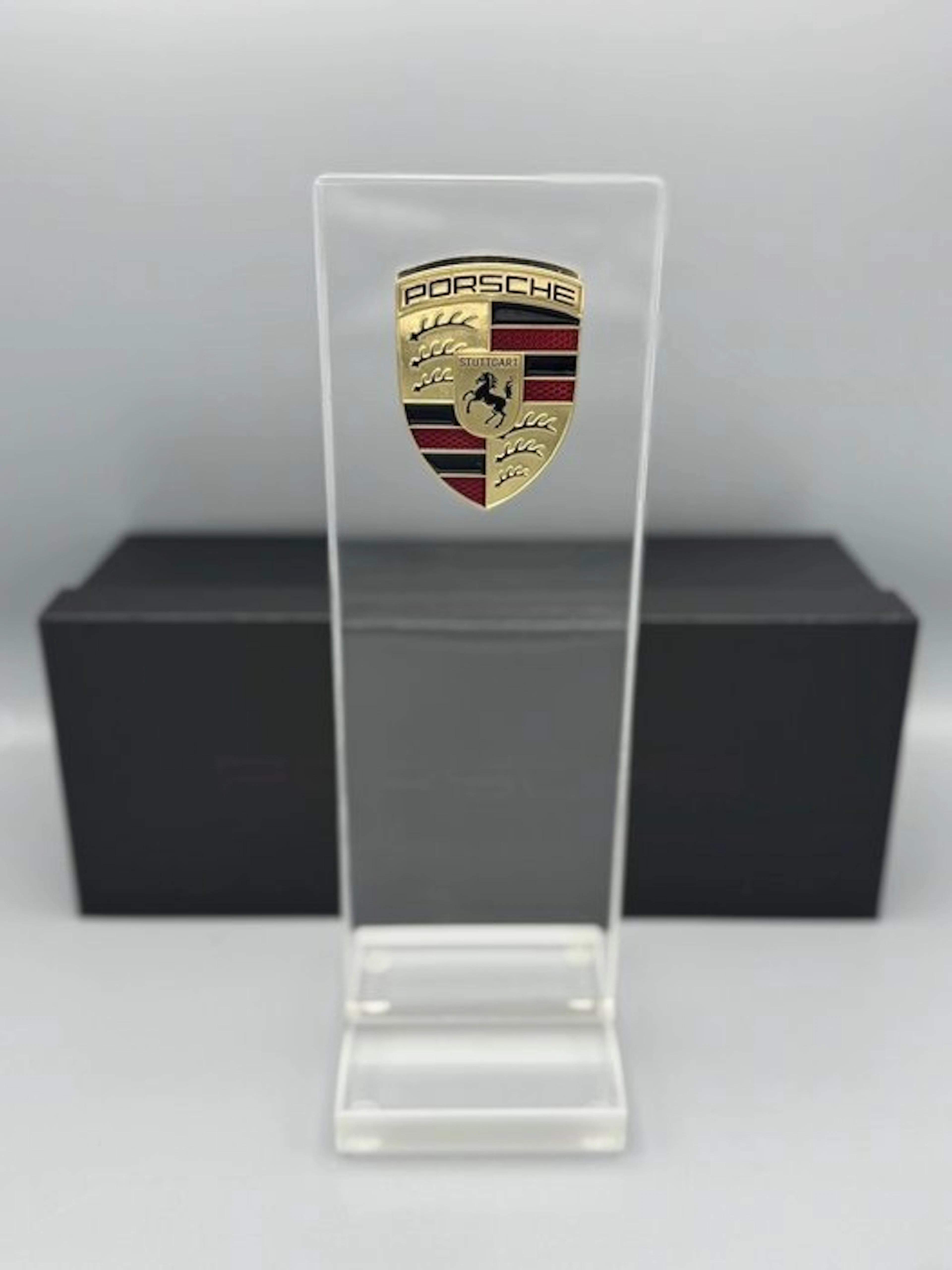 FREE SHIPPING Porsche Glass Pylon New Emblem - Porsche - 2024