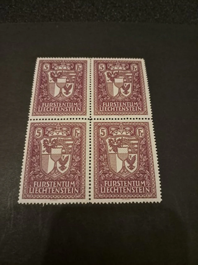 Liechtenstein - Liechtenstein 1952 - Castle of Vaduz 5Fr...