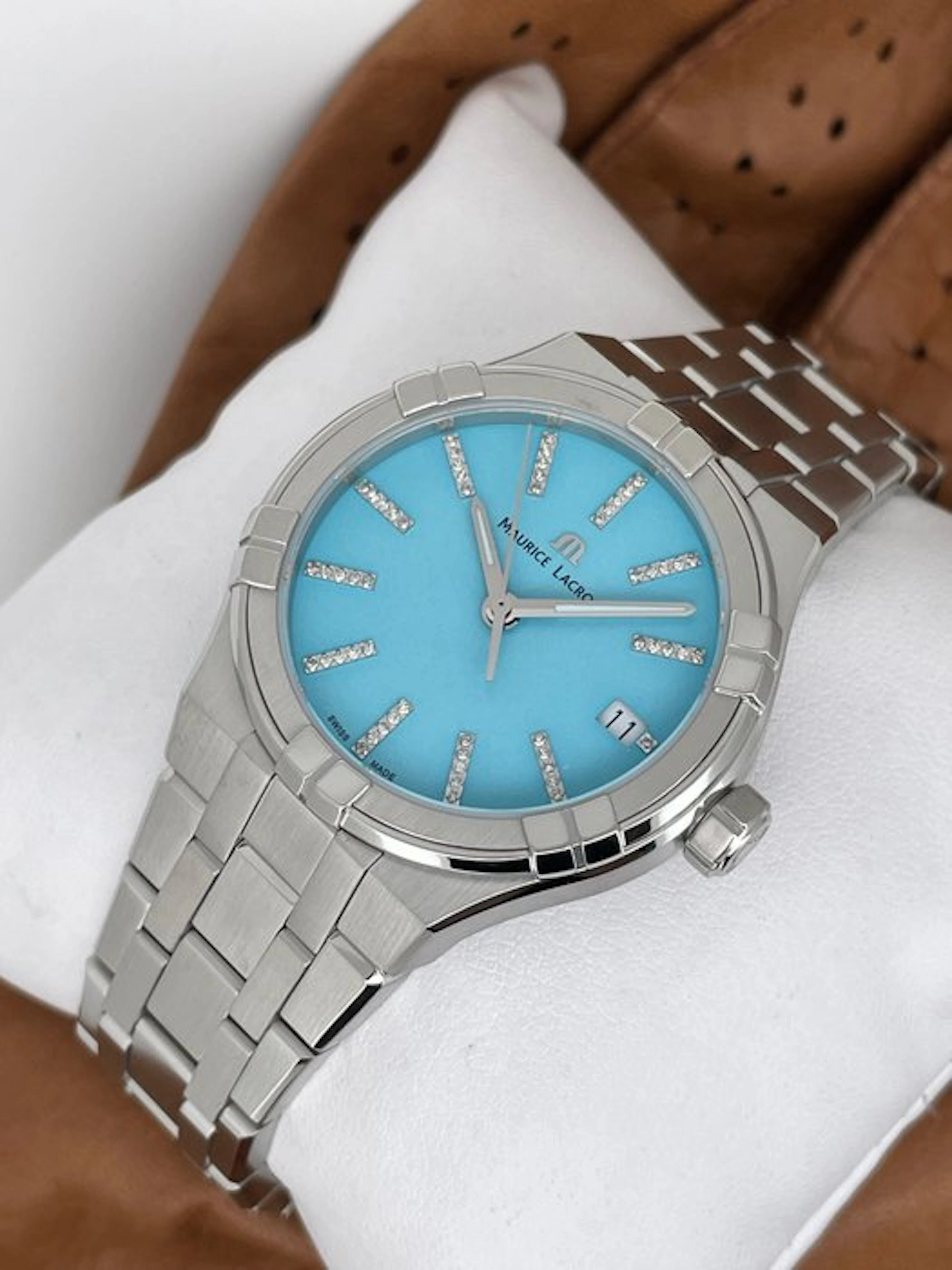 Maurice Lacroix - Aikon Turquoise Diamonds Colours...