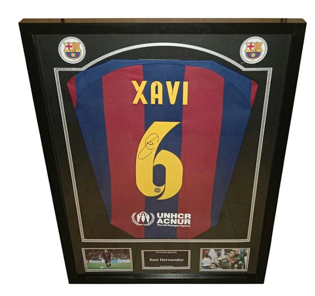 Barcelona - Spanish Football League - Xavi - Football jersey