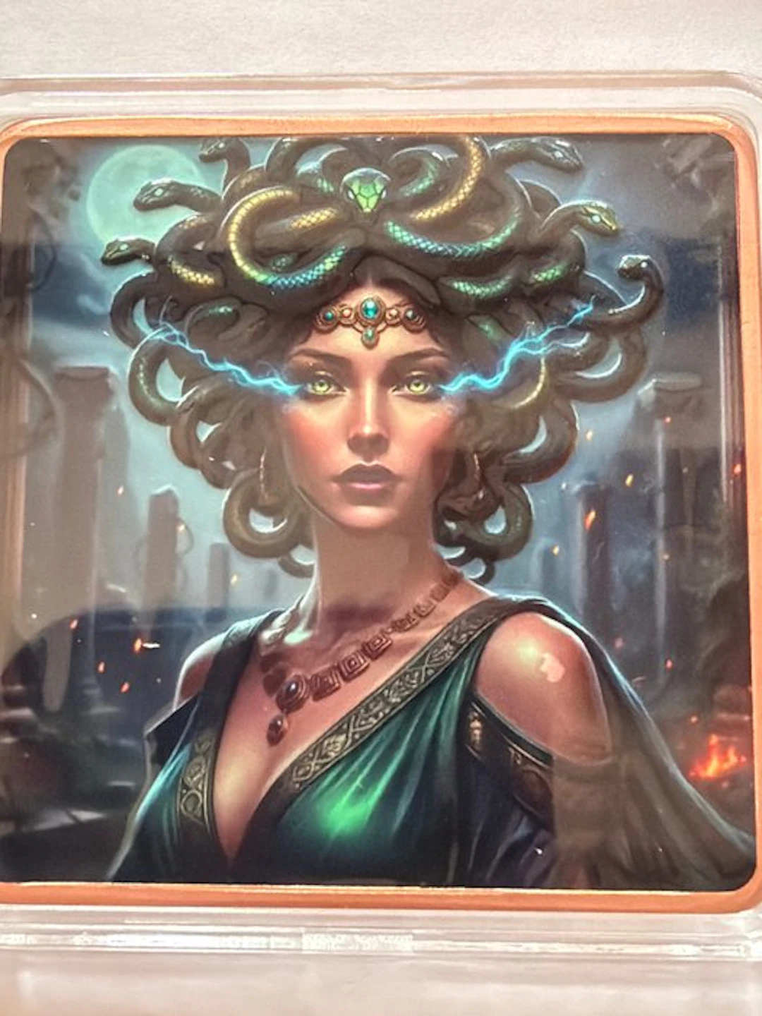 World. Medal Medusa - 5 AVDP oz (.999) (No reserve price)