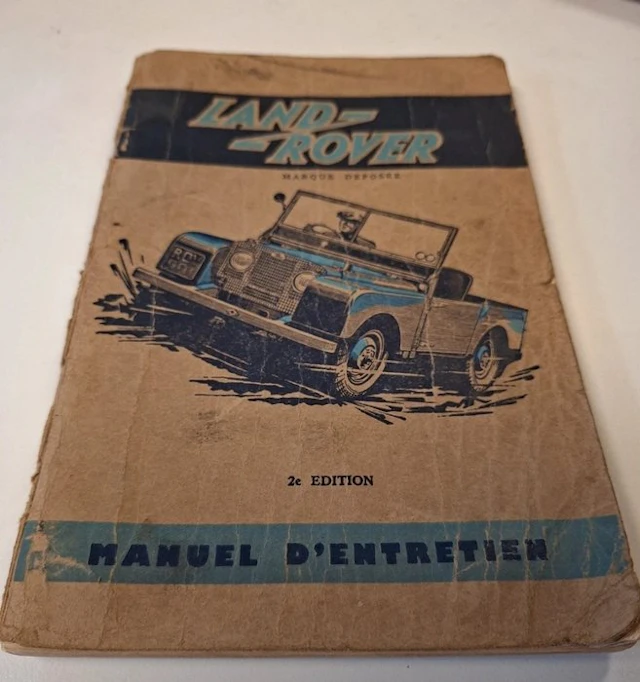 Manual - Land Rover - Manual de mantenimiento (Manuel d'entretien) - 1951