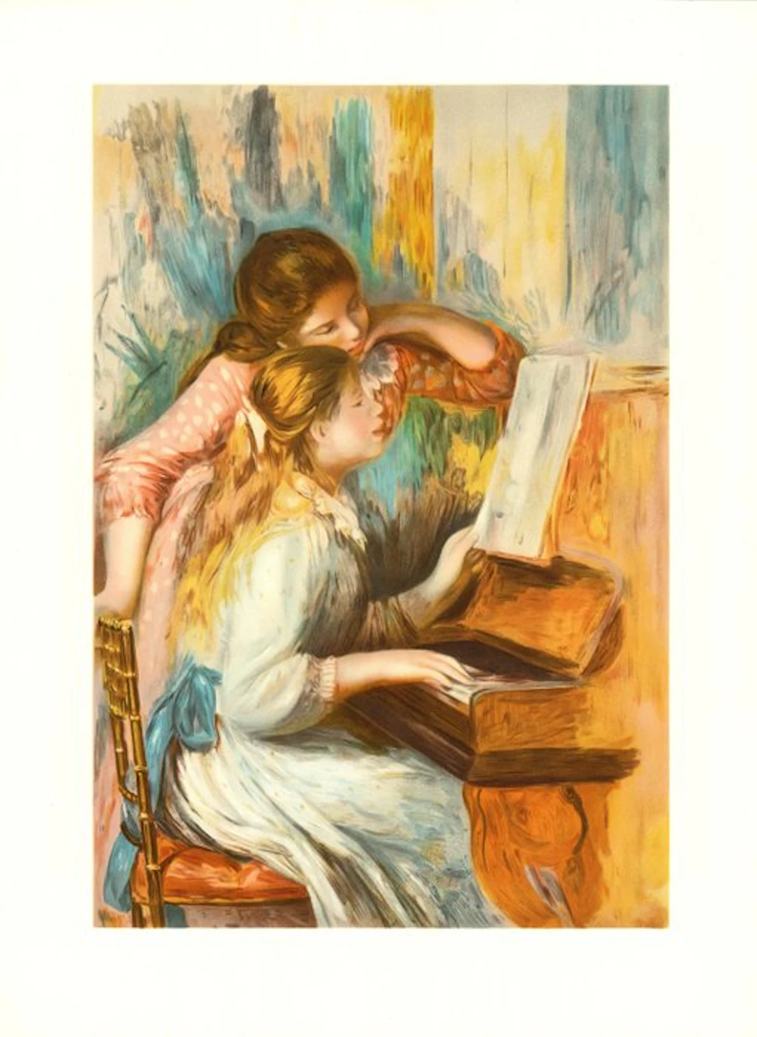 Pierre-Auguste Renoir (1841-1919) (after) - Jeunes filles au piano