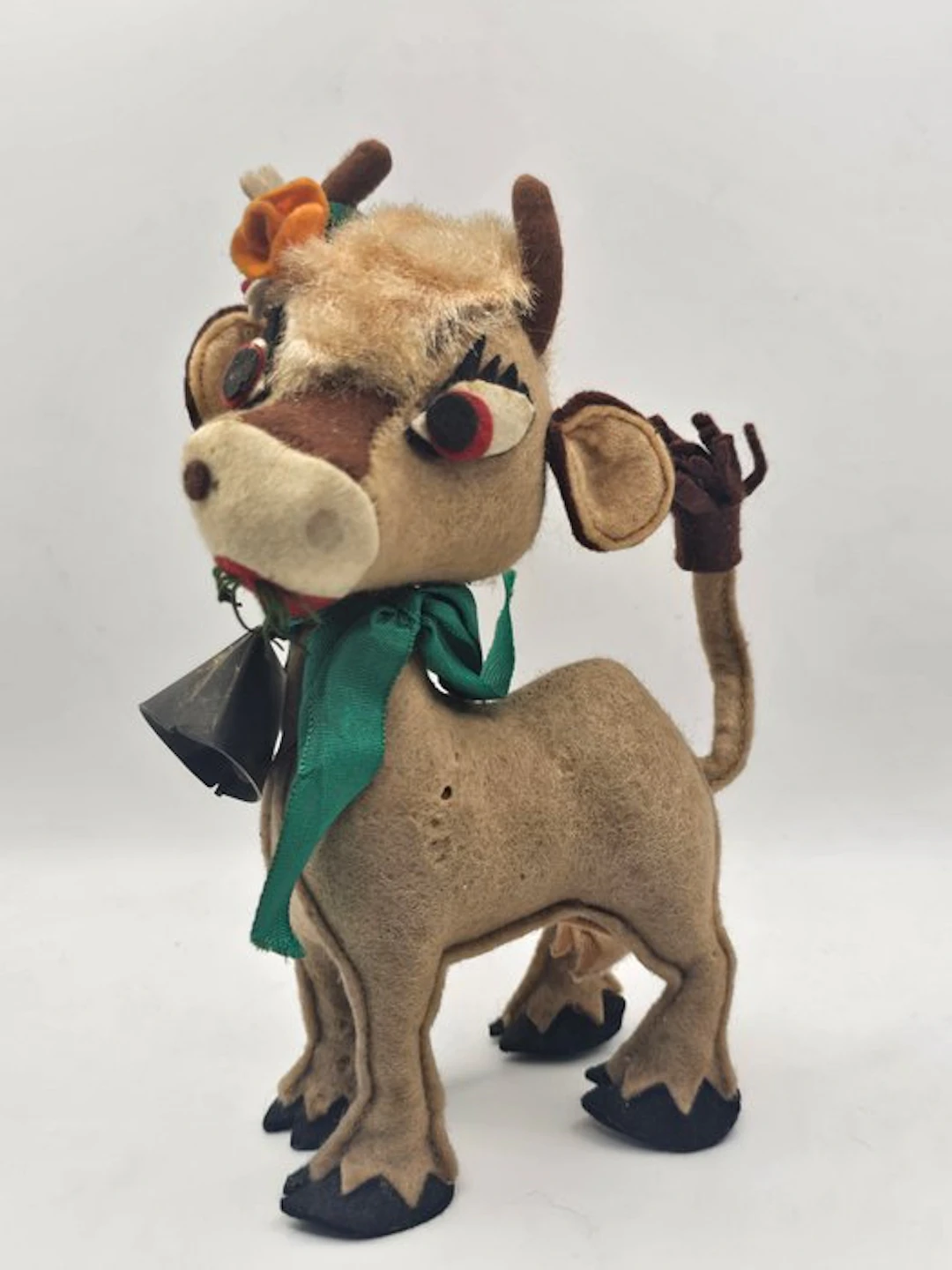 Panno Lenci - Plush toy Mucca Cresba Lars - 1950-1960