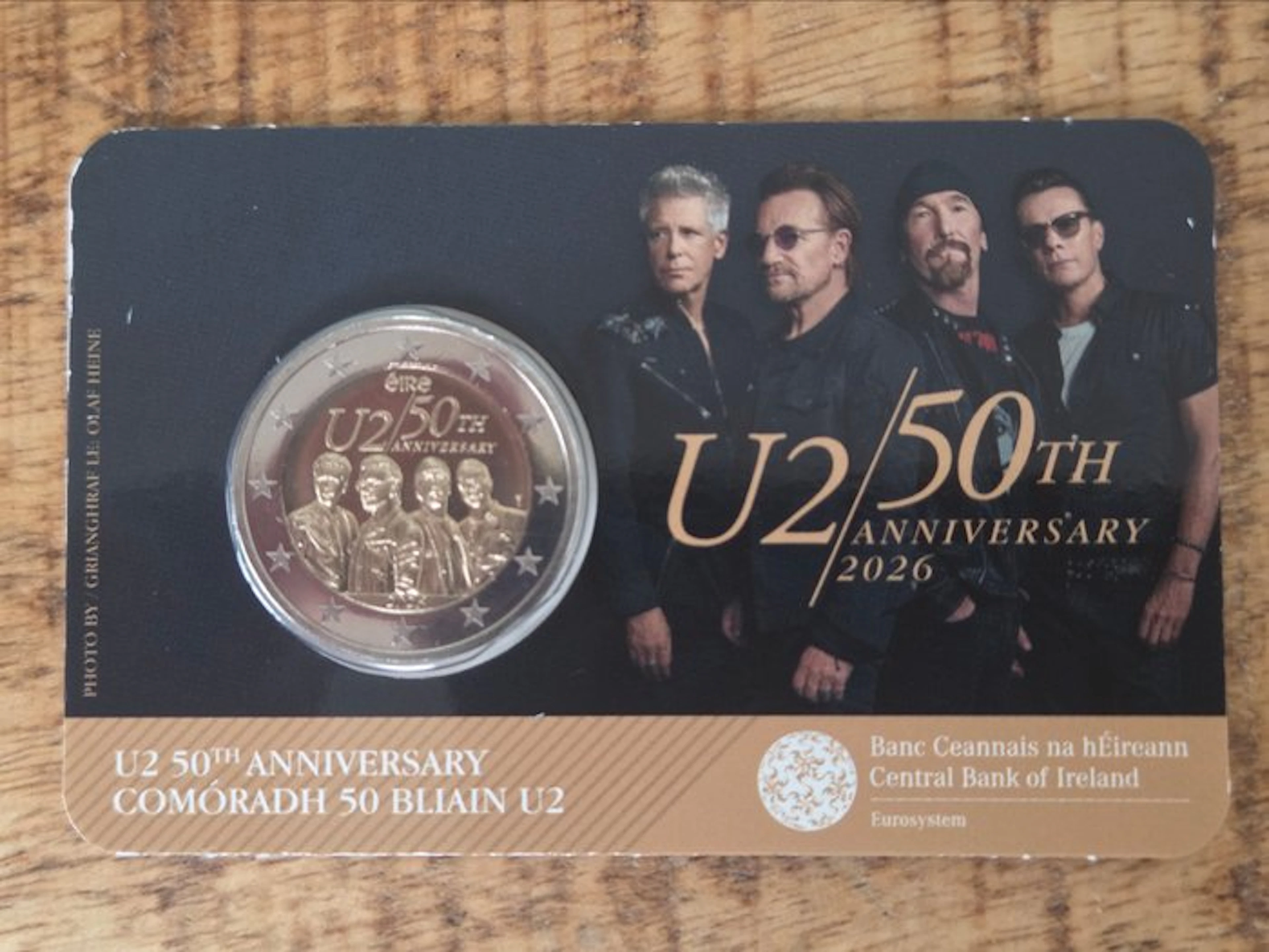 Ireland. 2 Euro 2026 "U2" (No reserve price)