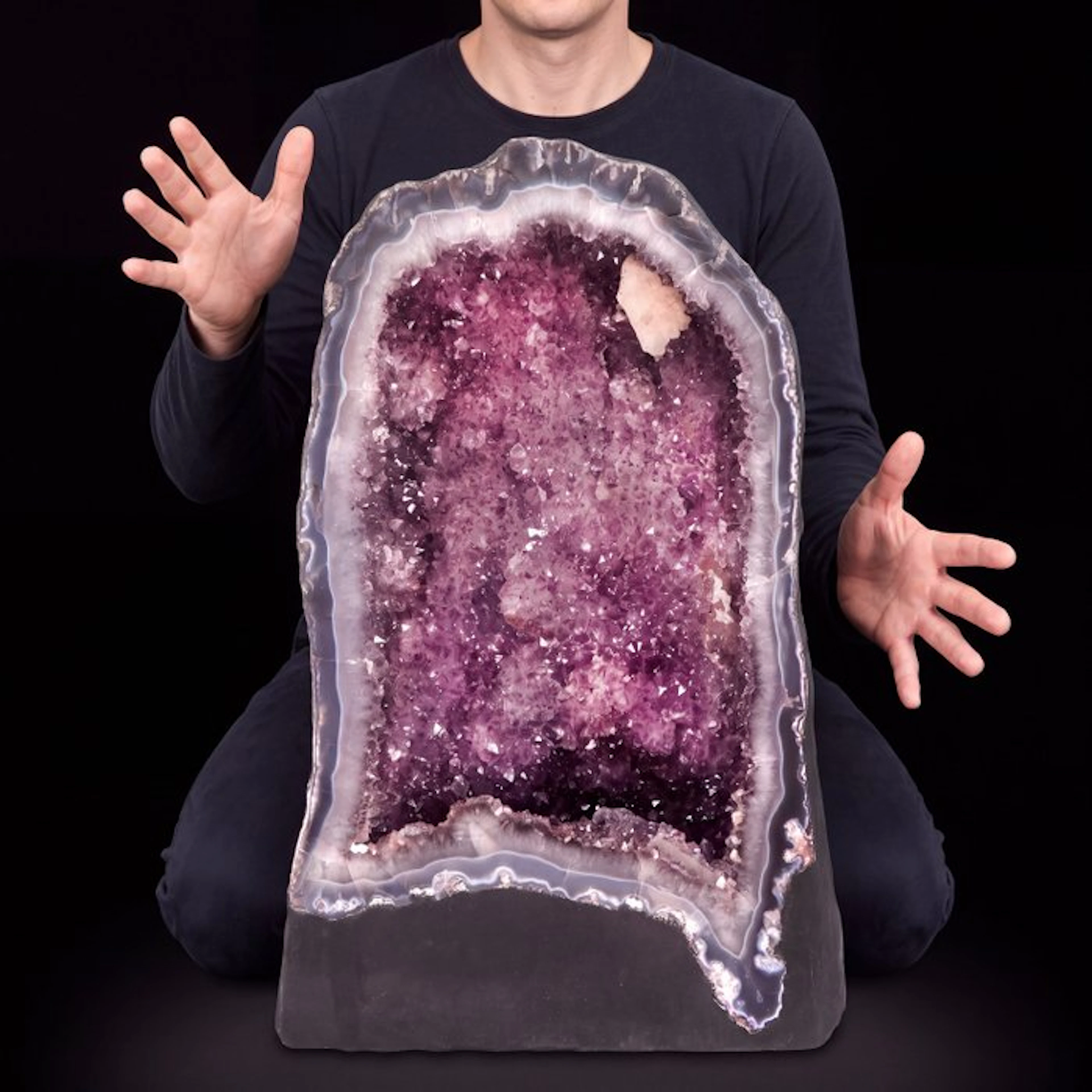 Amethyst - 47x29x19 cm - Geode- 26.3 kg