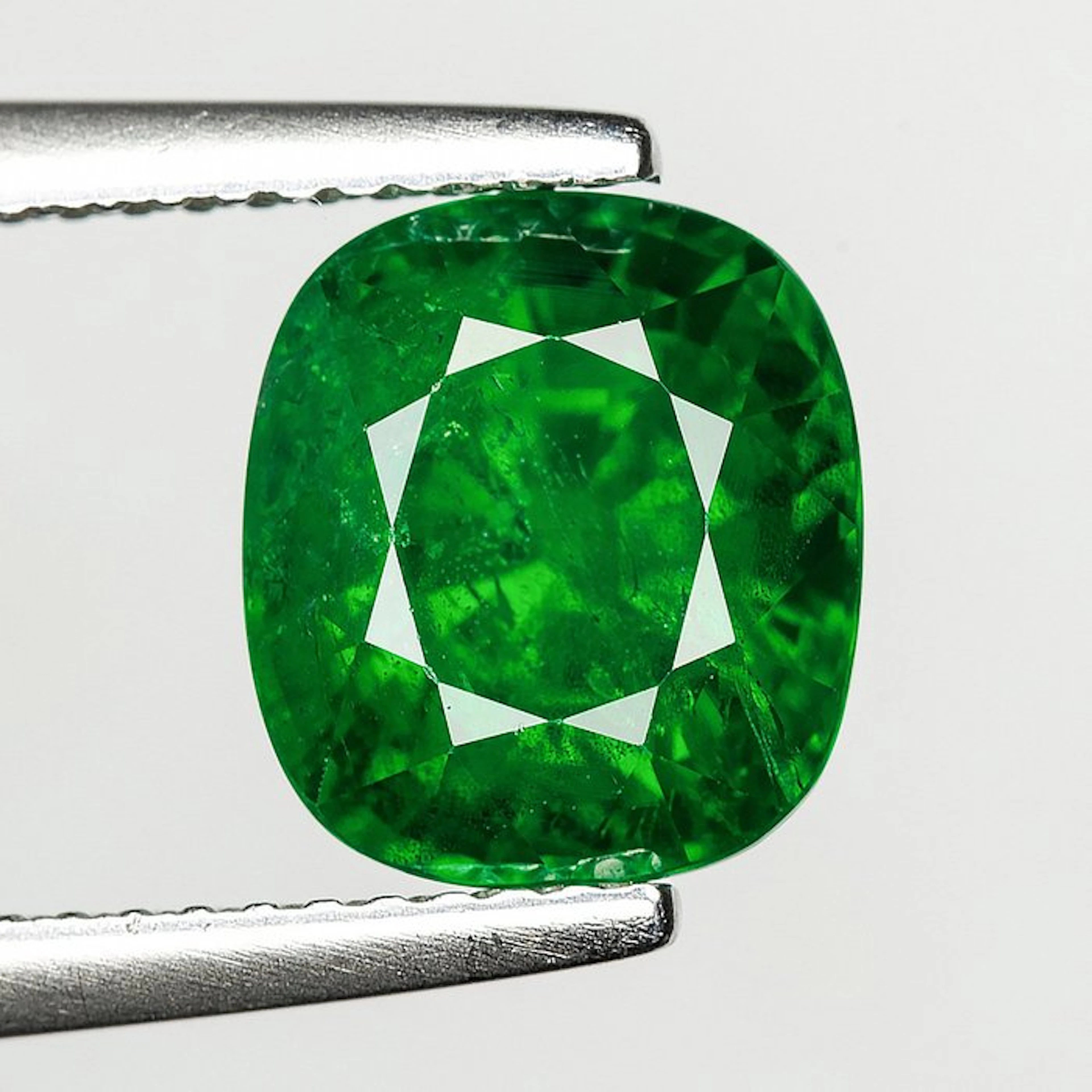 1 pcs Green Tsavorite - 4.62 ct - Gemological Institute of America (GIA)
