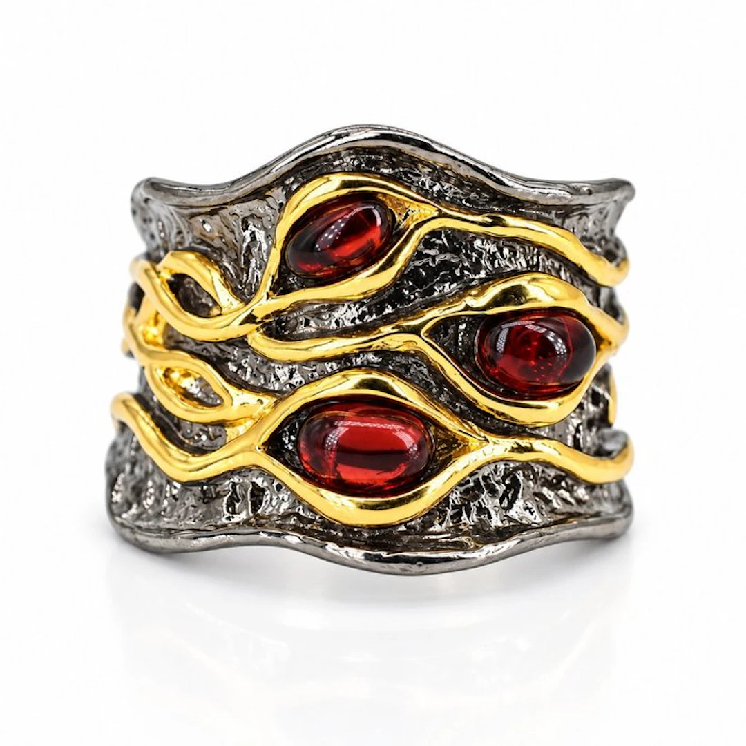 No reserve price - Ring Gold-plated